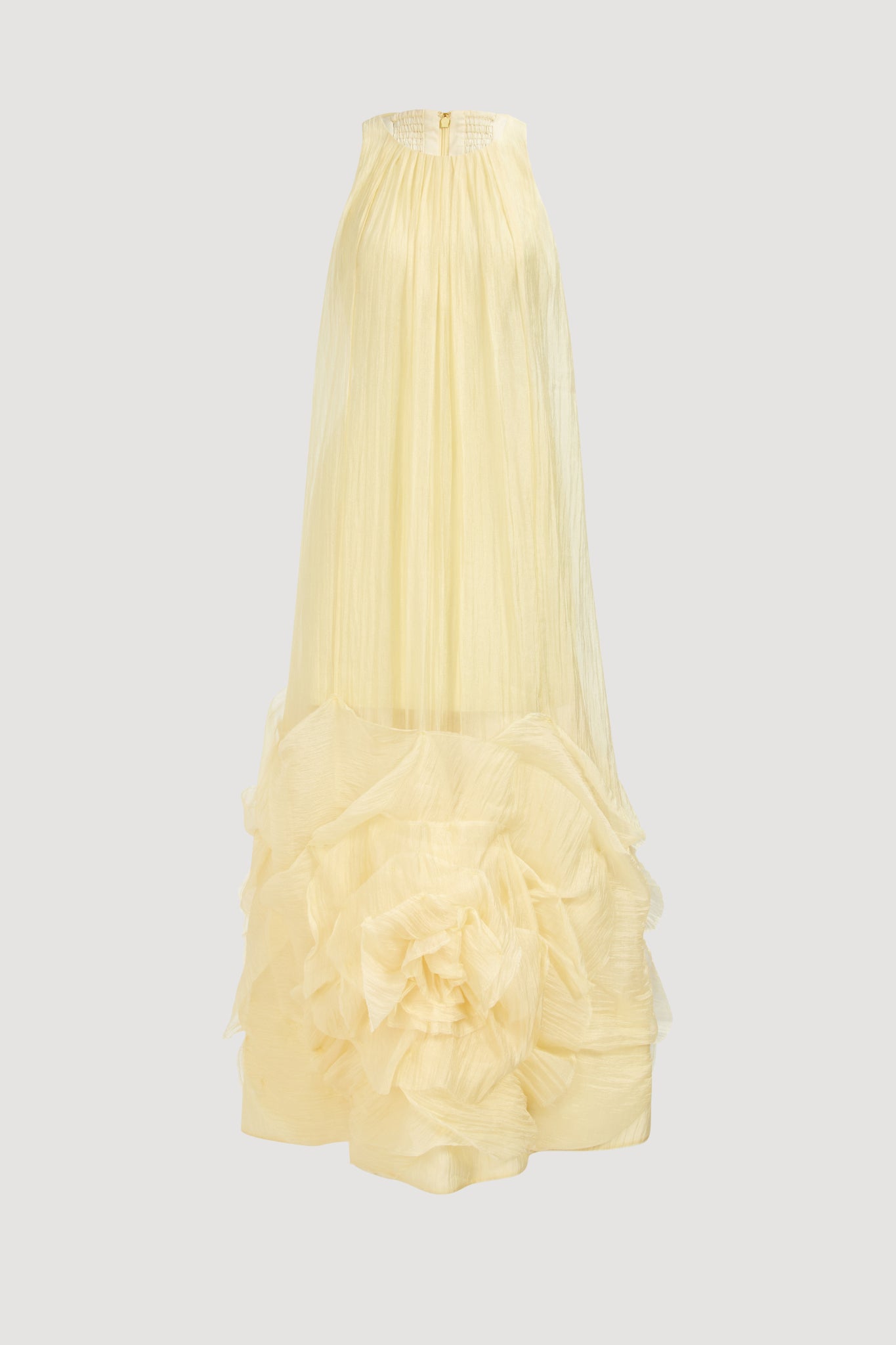 aje yellow cut out dress Rent Aje Yellow Chateau Cut Out Dress