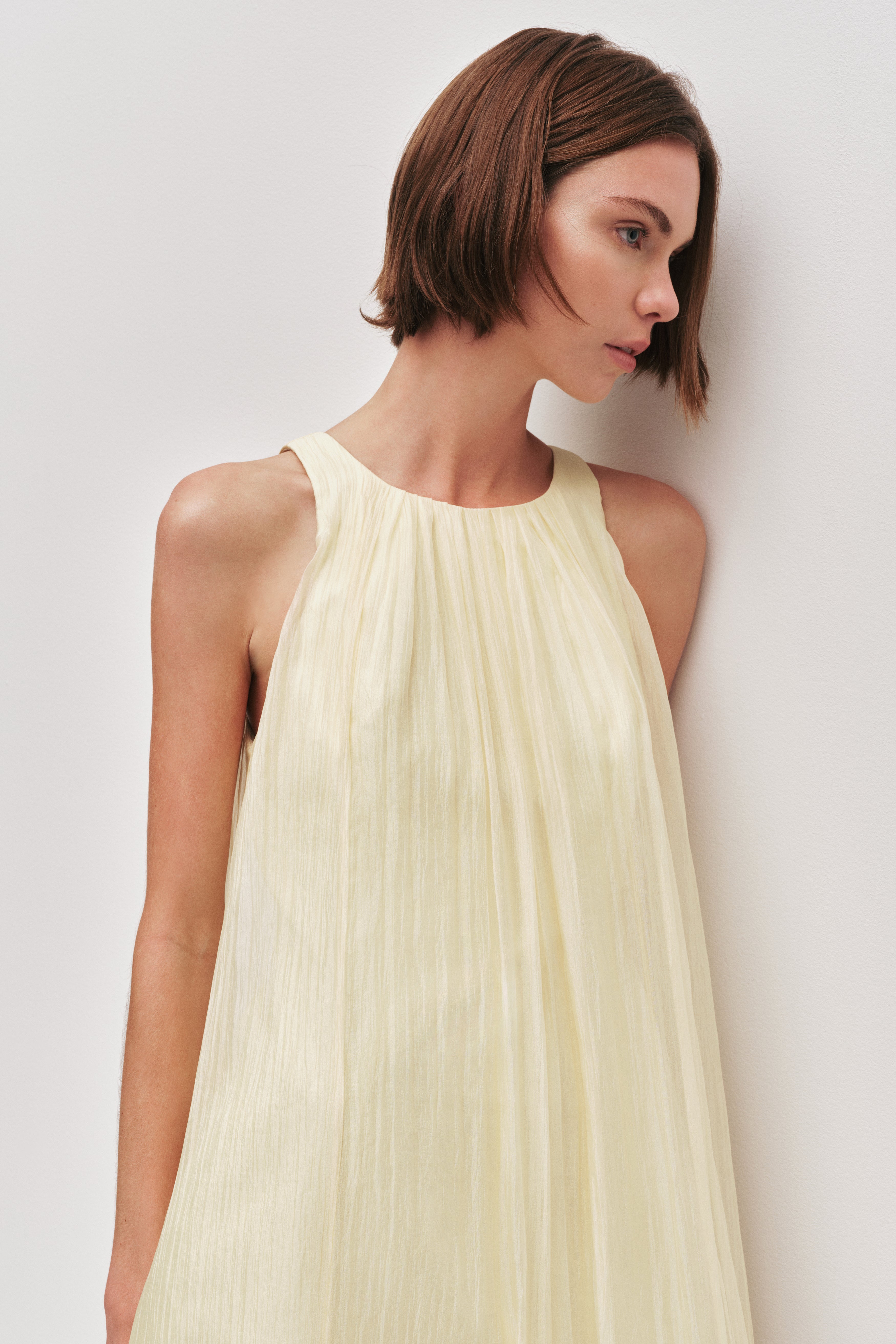 aje yellow maxi dress Allairie Gown-BUTTER YELLOW / 4