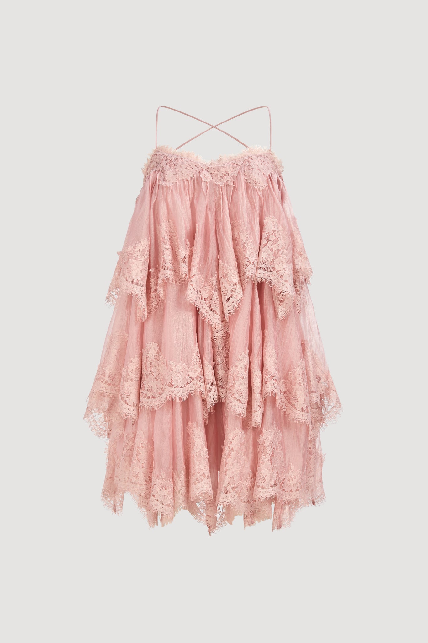 Ophelia Lace Mini Dress | Fawn Pink | Aje Aje International Ophelia Lace Mini Dress | Fawn Pink | Aje Aje International