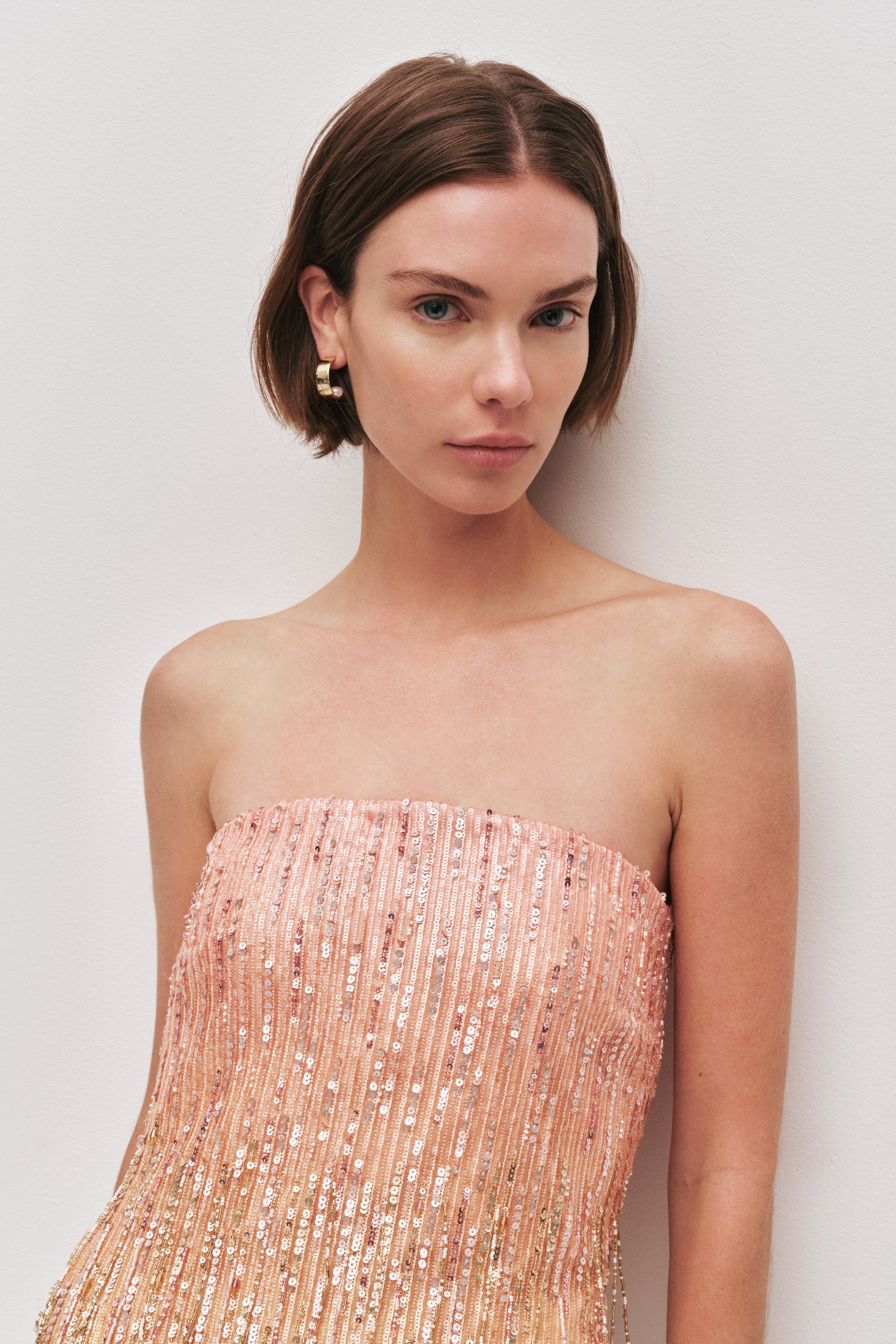 Amulet Sequin Midi Dress | Aurora | Aje Aje International Amulet Sequin Midi Dress | Aurora | Aje Aje International