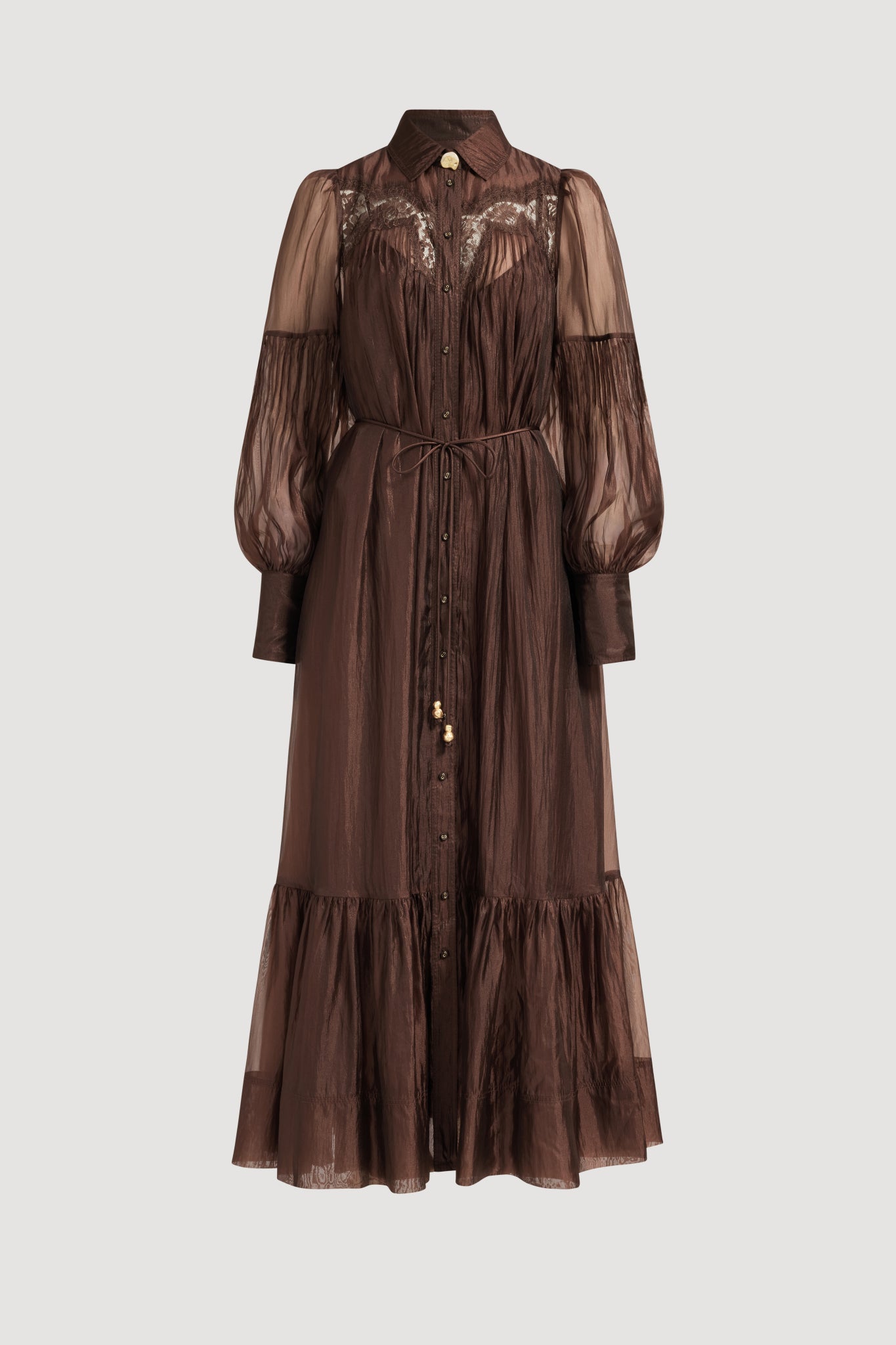Ophelia Shirt Dress | Chocolate | Aje – Aje ROW