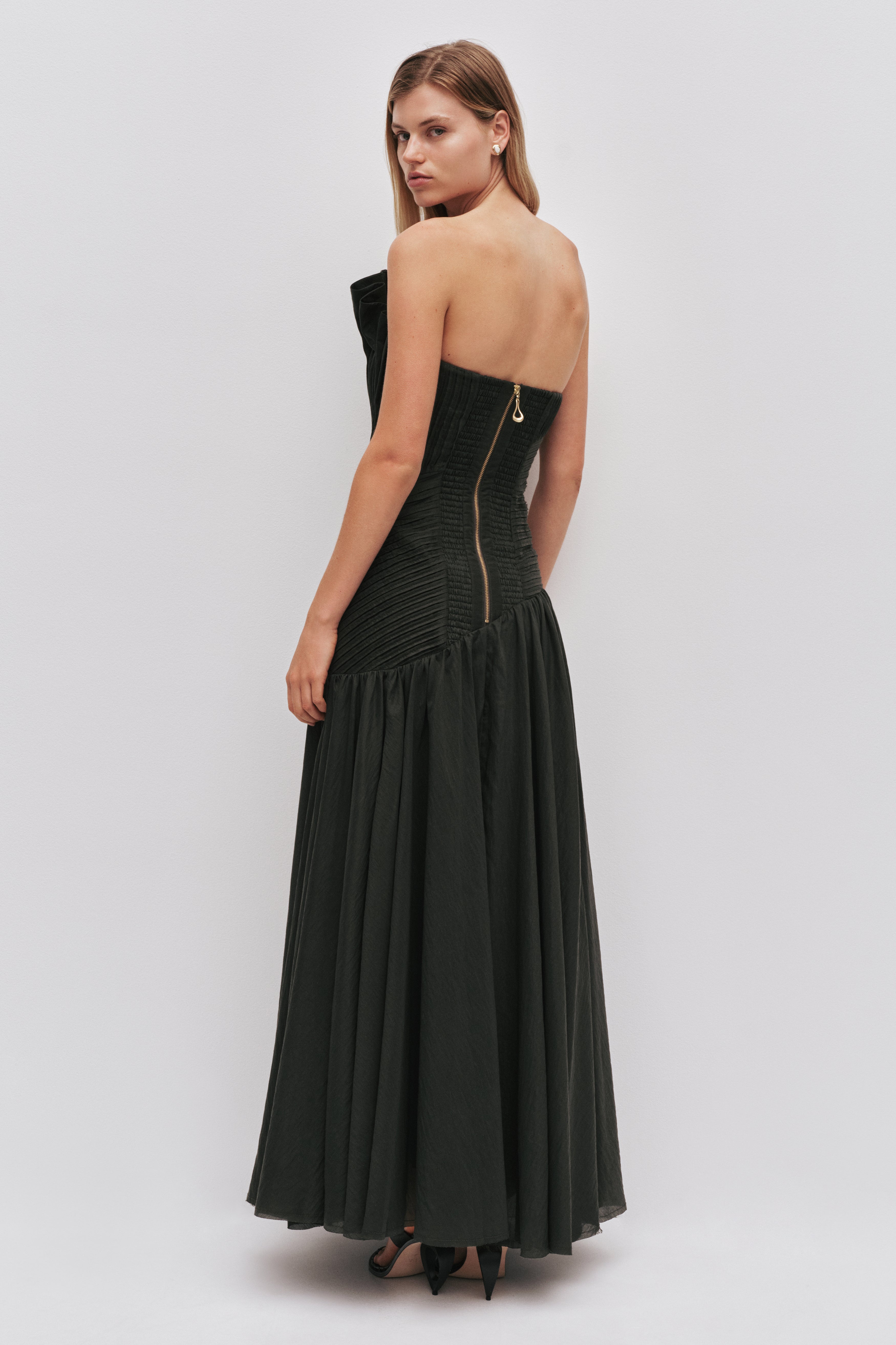 Aquiline Gown | Hunter Green | Aje Aje International Aquiline Gown | Hunter Green | Aje Aje International