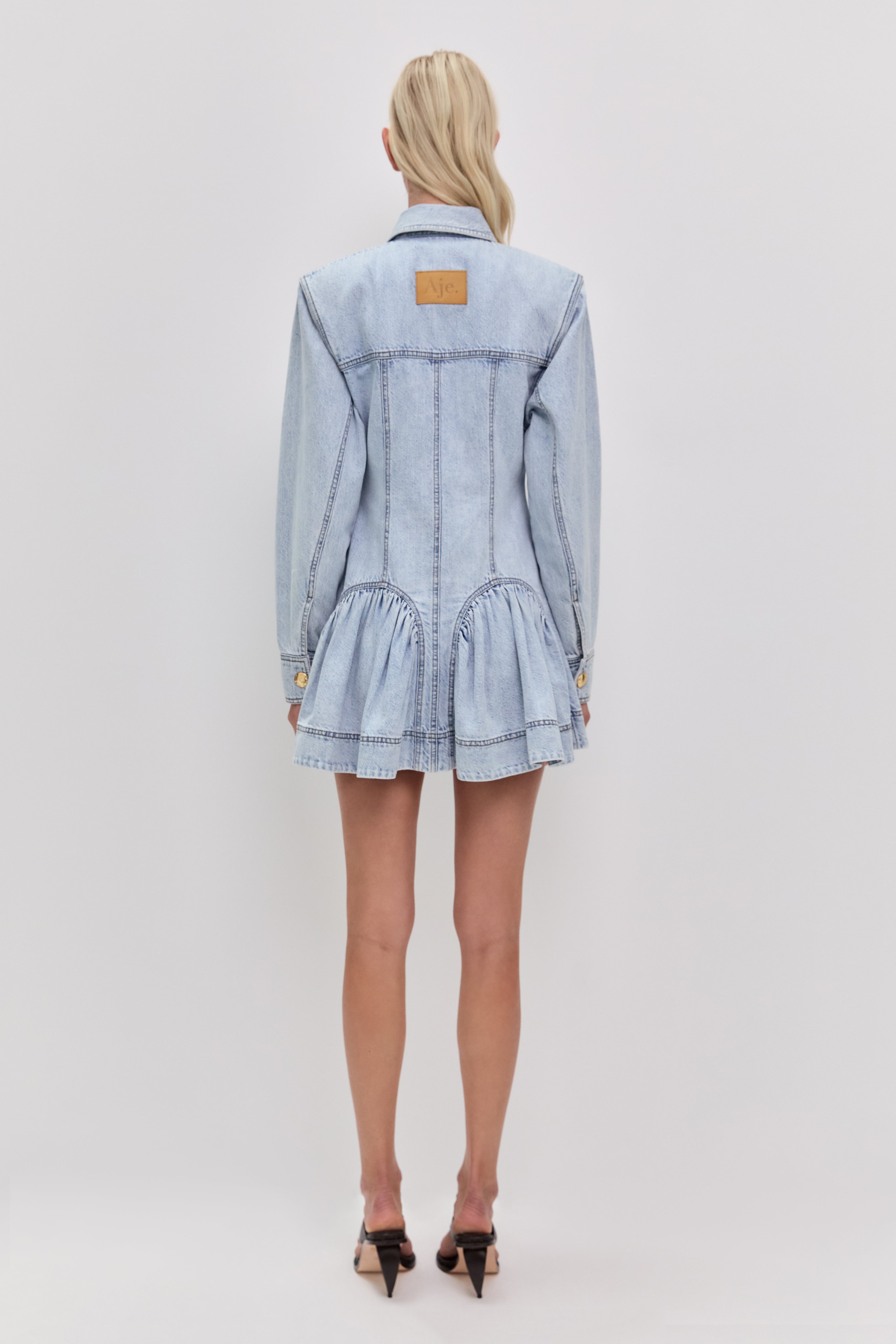 Noa Denim Mini Dress-SEASALT / 8