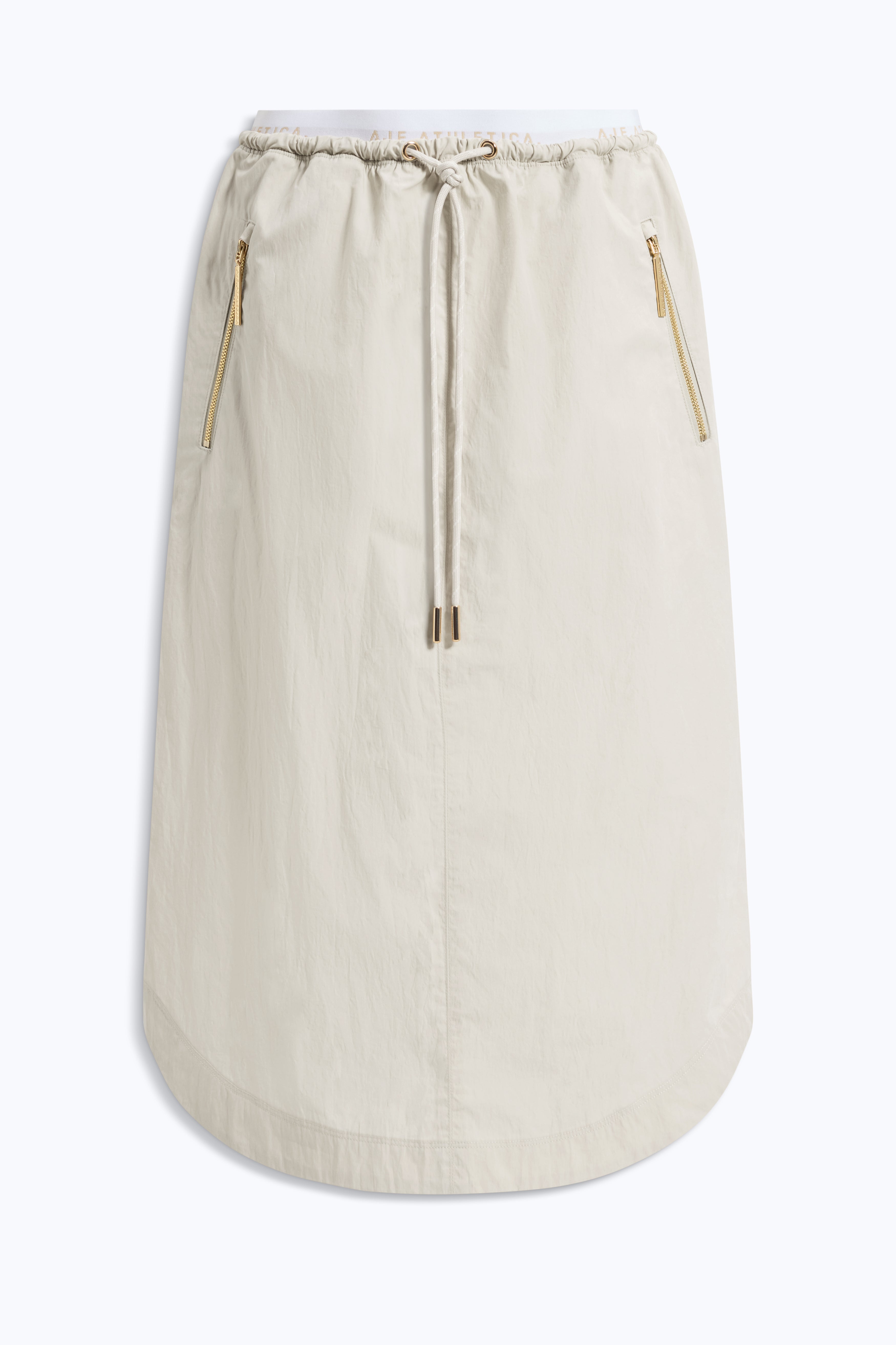 Logo Elastic Midi Skirt