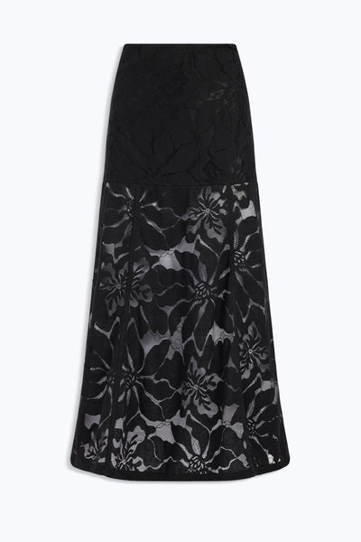 Izzy Lace Midi Skirt | Black | Aje Studio – Aje International