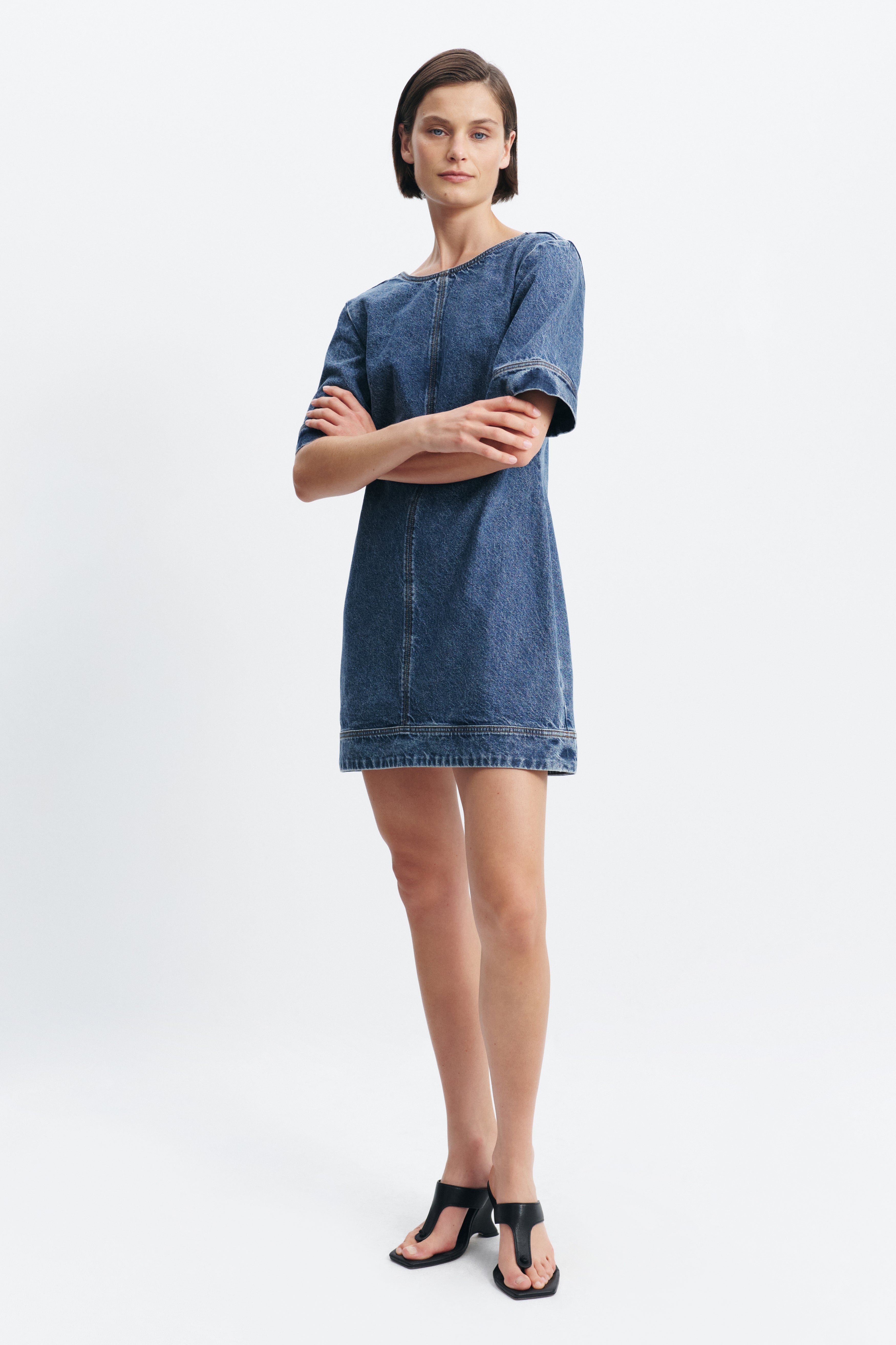 Olivia Denim Mini Dress