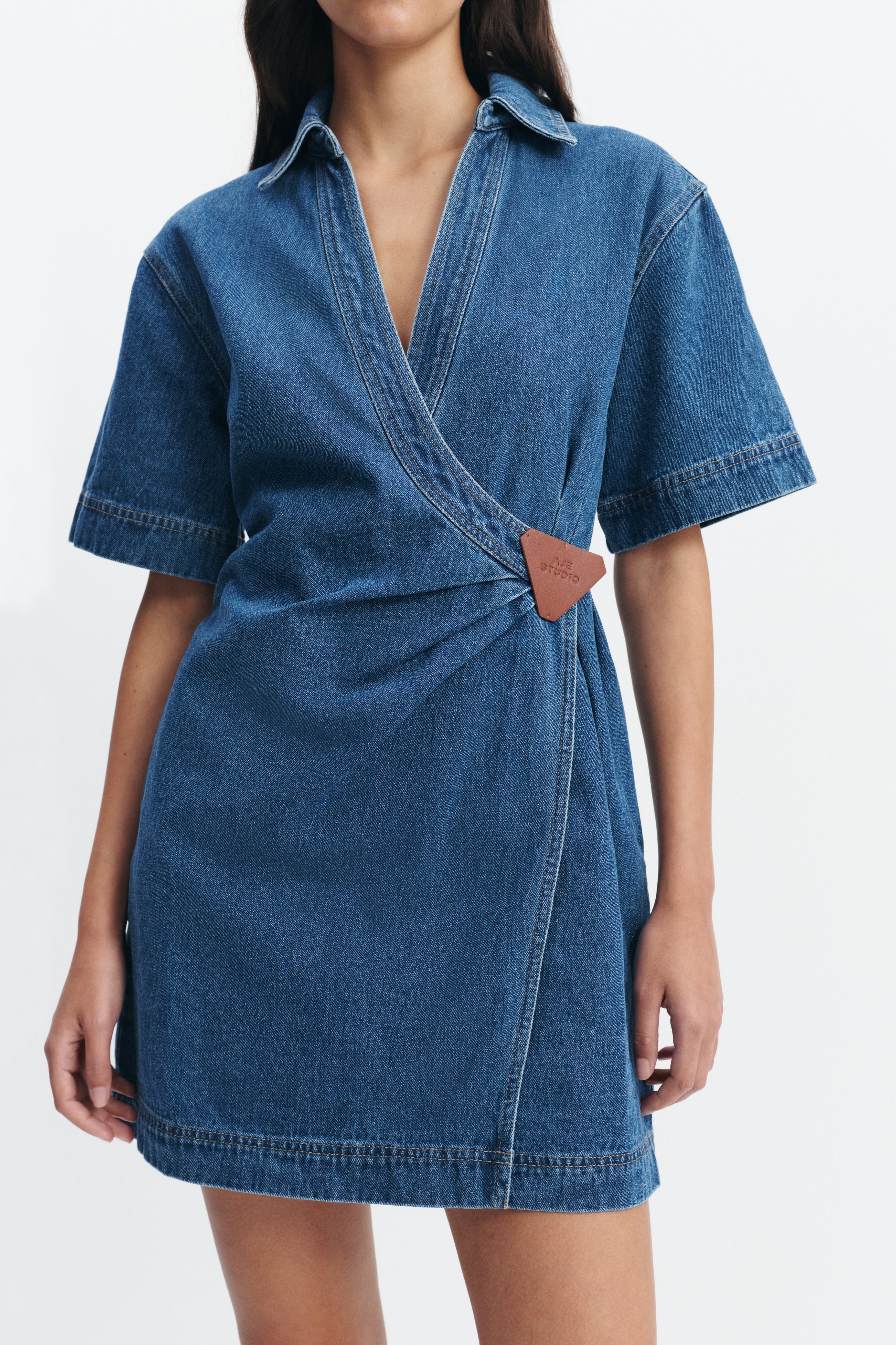Kendall Wrap Mini Dress