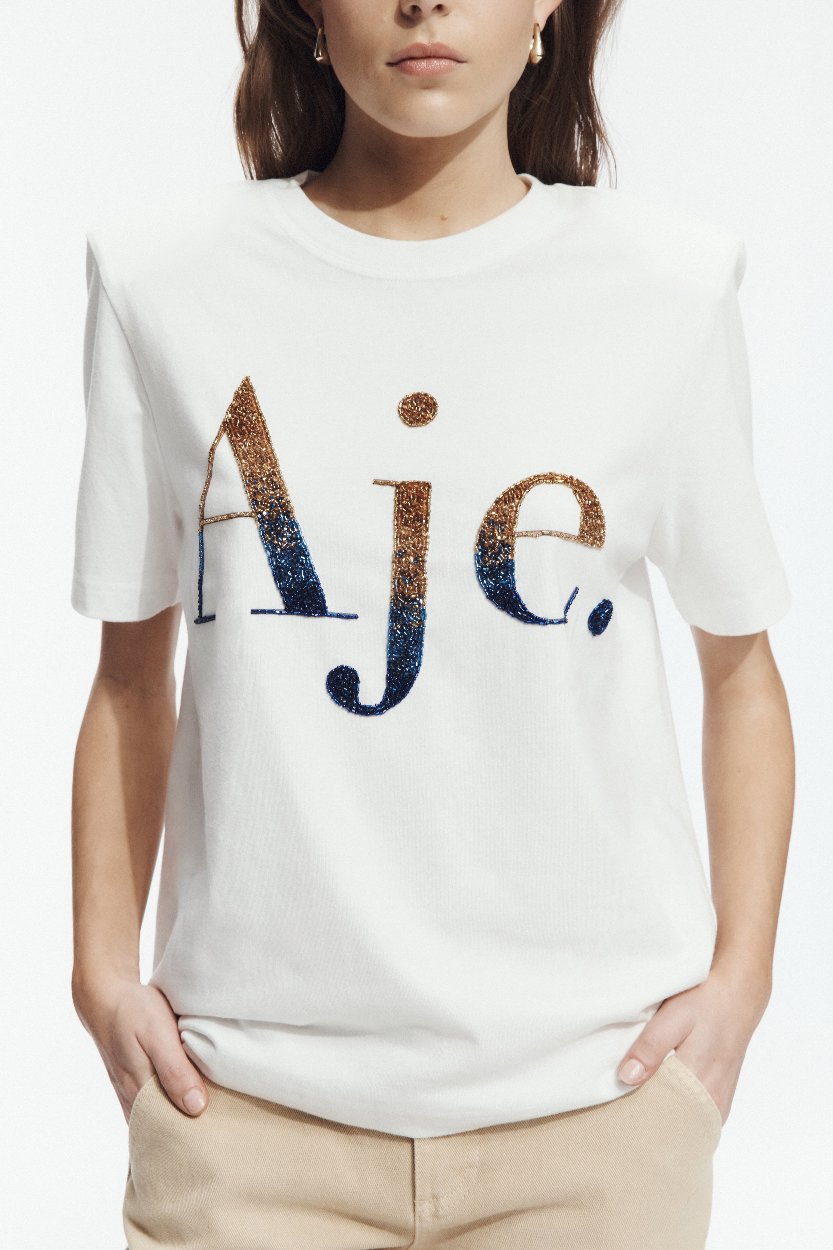 Lagoona Embellished Logo Tee