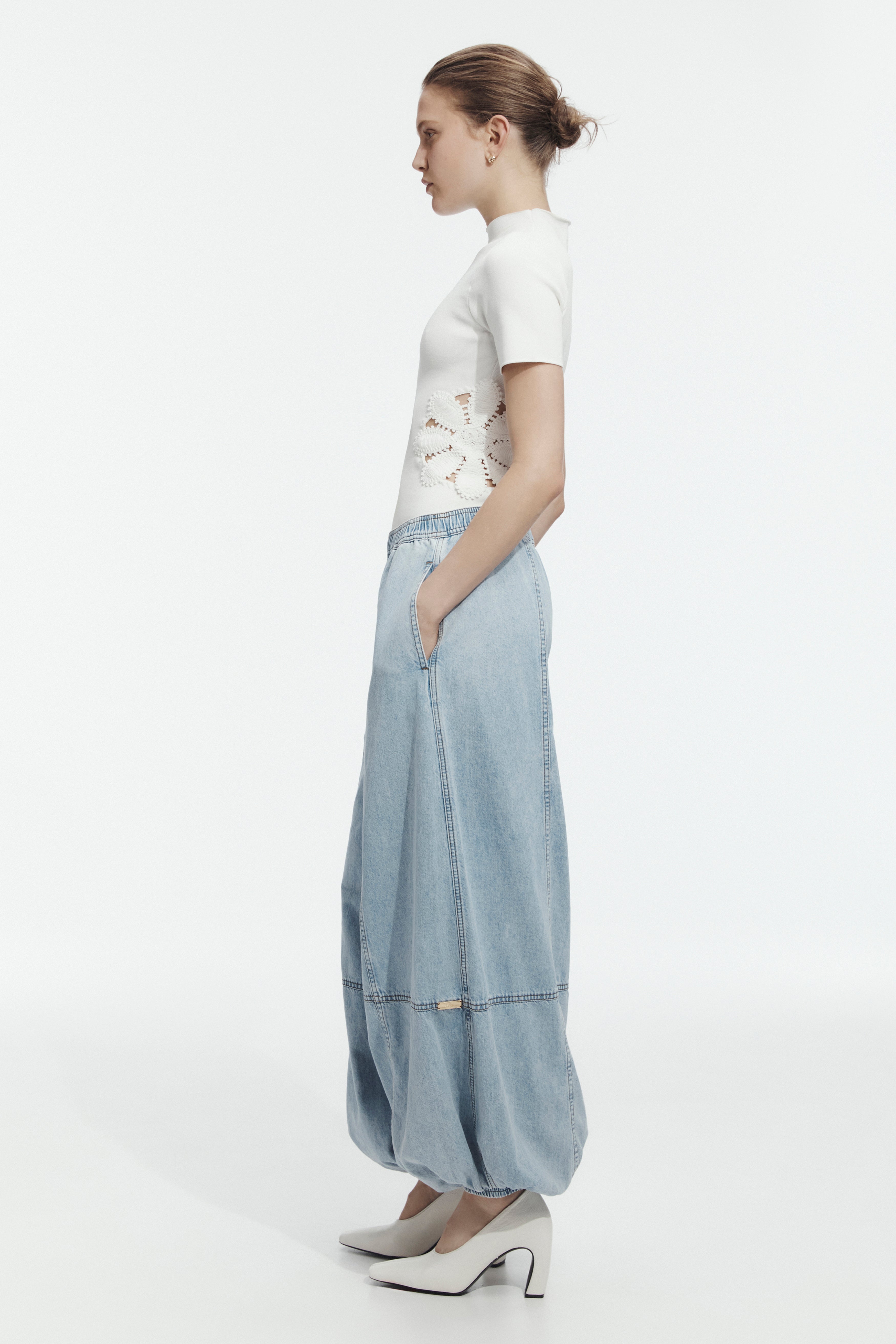 Joy Balloon Denim Pant     