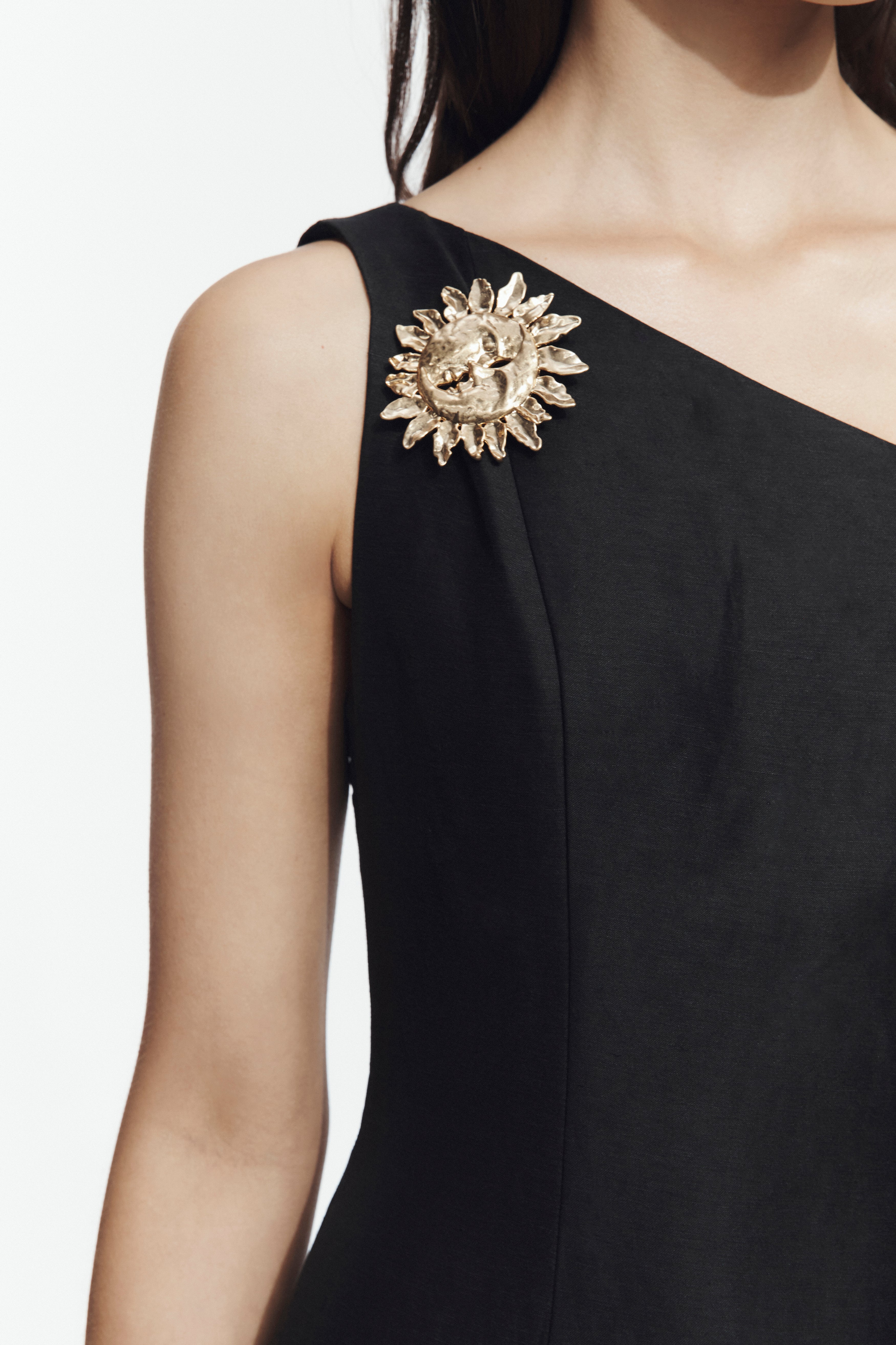 Nerra Fringe Midi Dress