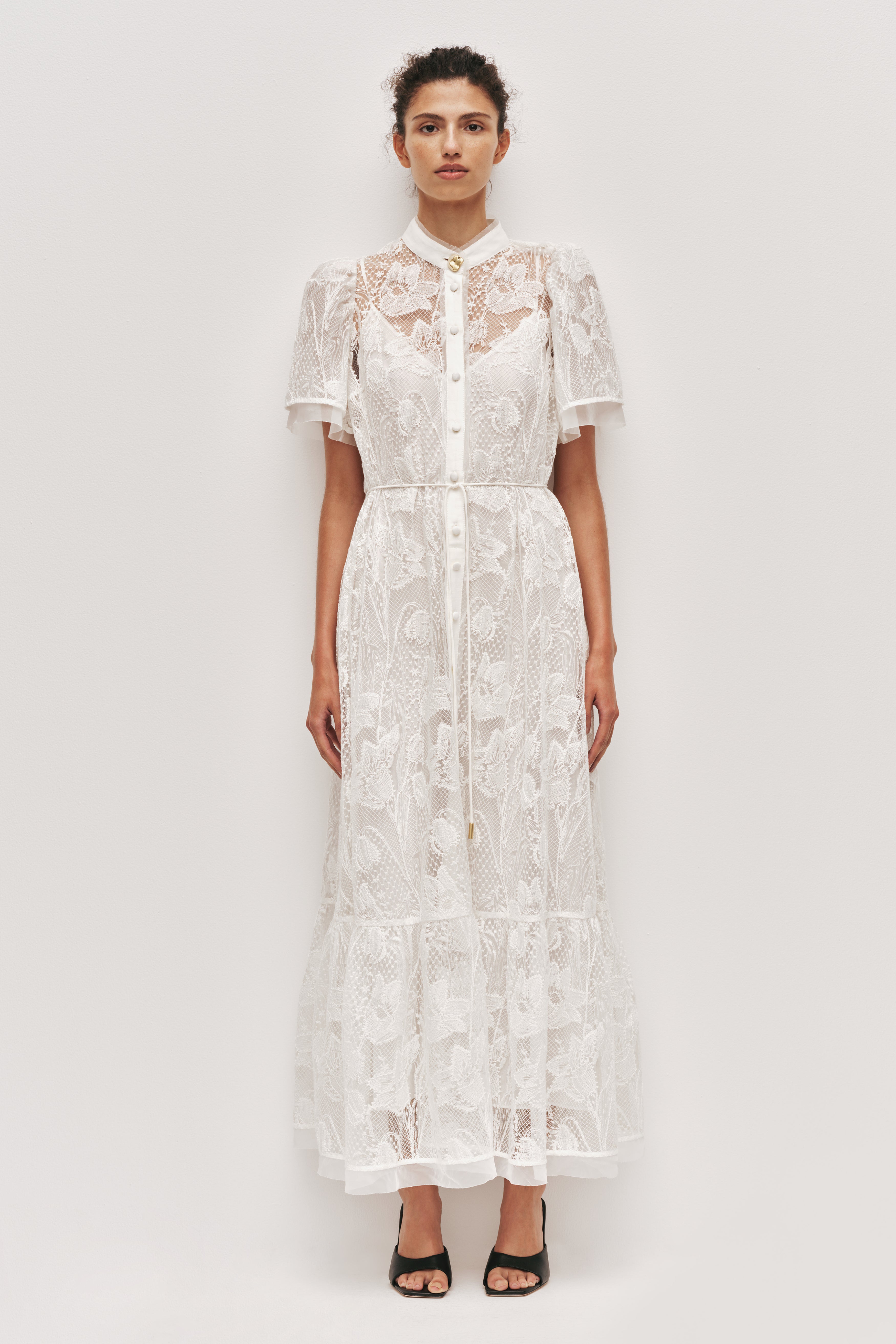 Pippa Lace Midi Dress