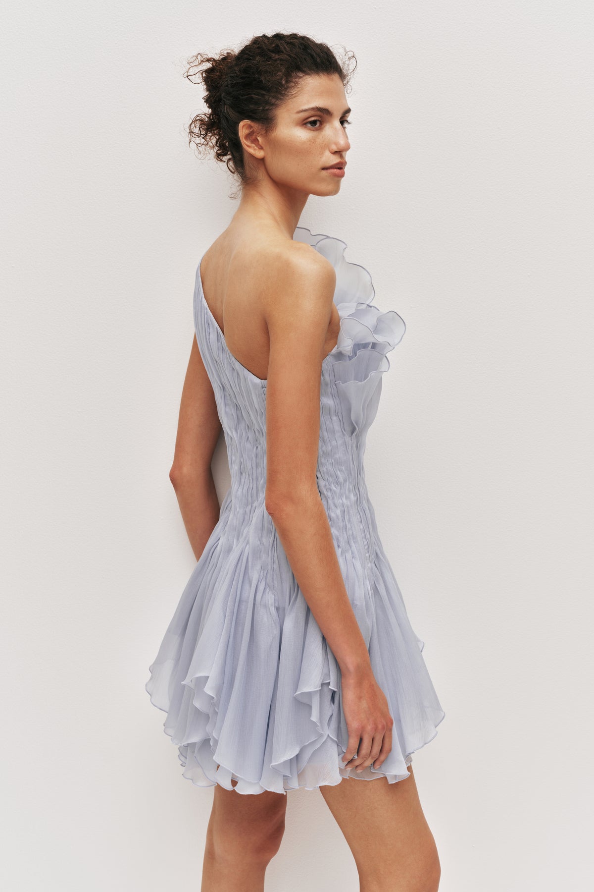 aje sinine dress Nisha Mini Overskirt Color:Ink Blossom 14 Spring Wedding Guest