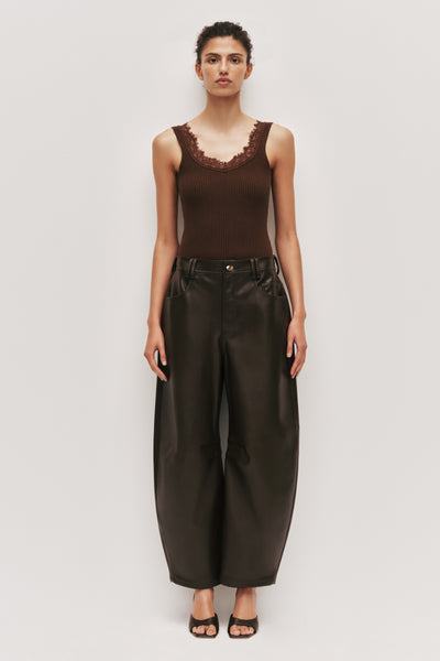 Cascade Knit Tank | Chocolate | Aje – Aje International