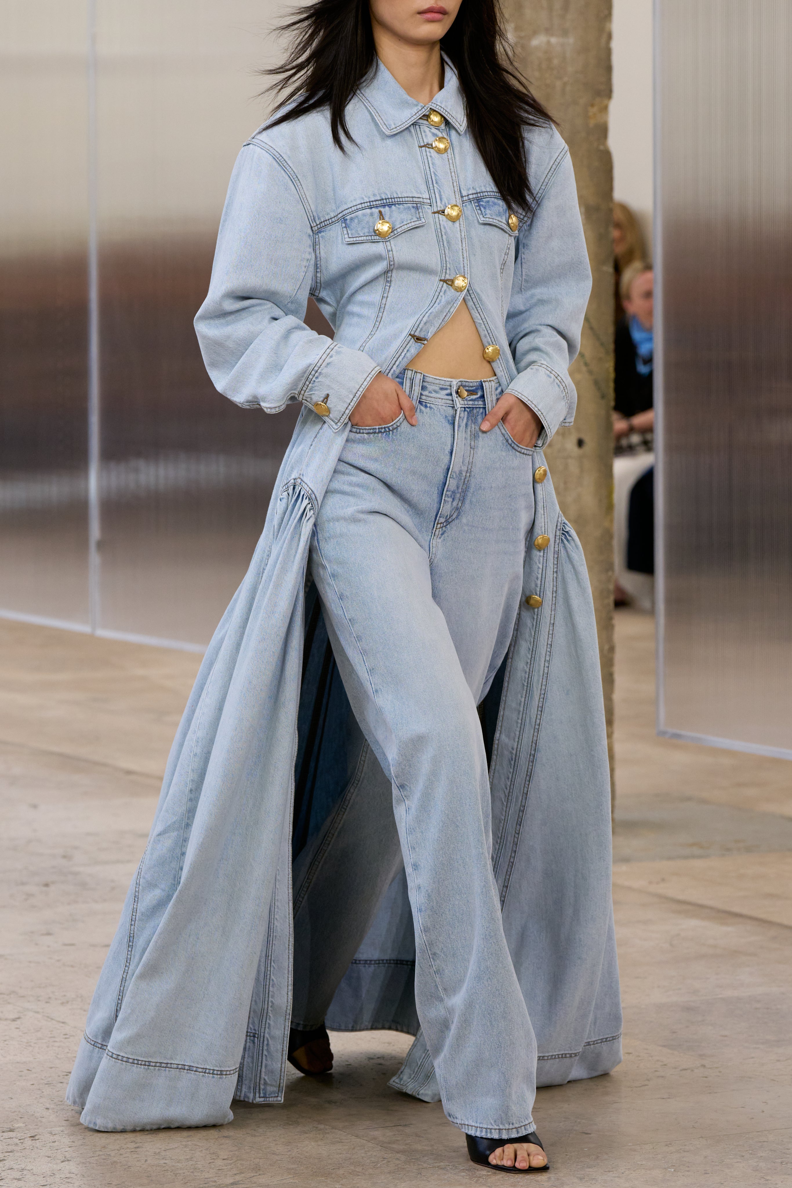 Tia Denim Maxi Dress