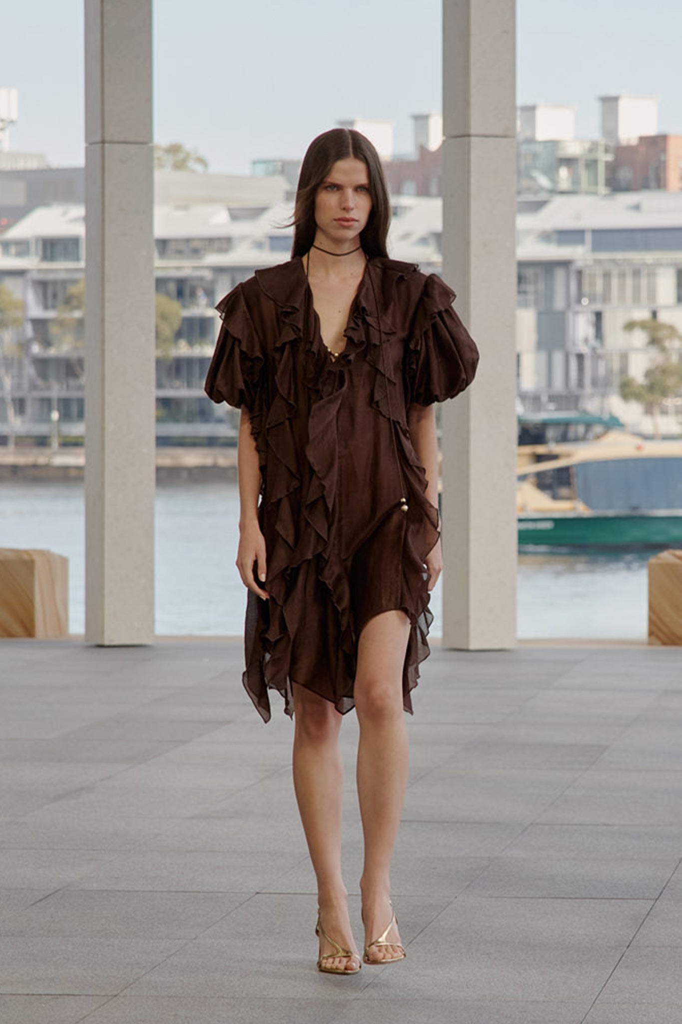 Voyager Mini Dress-CHOCOLATE / 6 Voyager Mini Dress-CHOCOLATE / 6