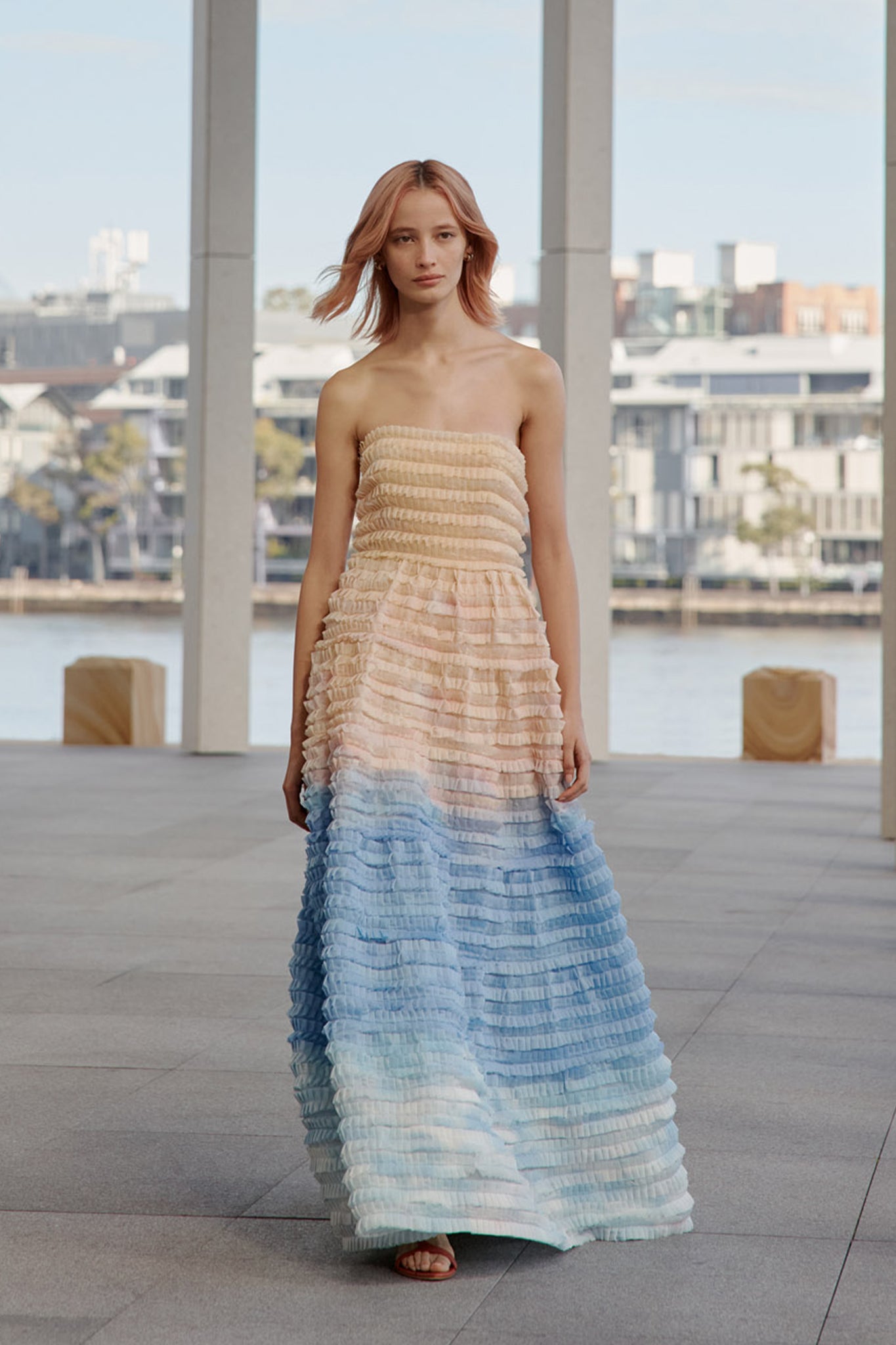 Juliet Midi Dress | Horizon | Aje Aje International Juliet Midi Dress | Horizon | Aje Aje International