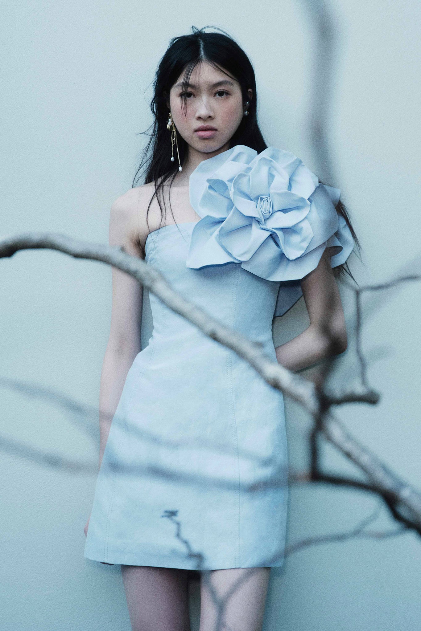 Florence Mini Dress | Icy Blue | Aje Aje International Florence Mini Dress | Icy Blue | Aje Aje International