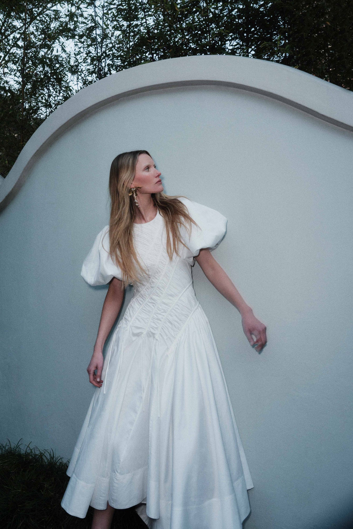 Wisteria Midi Dress | Ivory | Aje Aje International Wisteria Midi Dress | Ivory | Aje Aje International