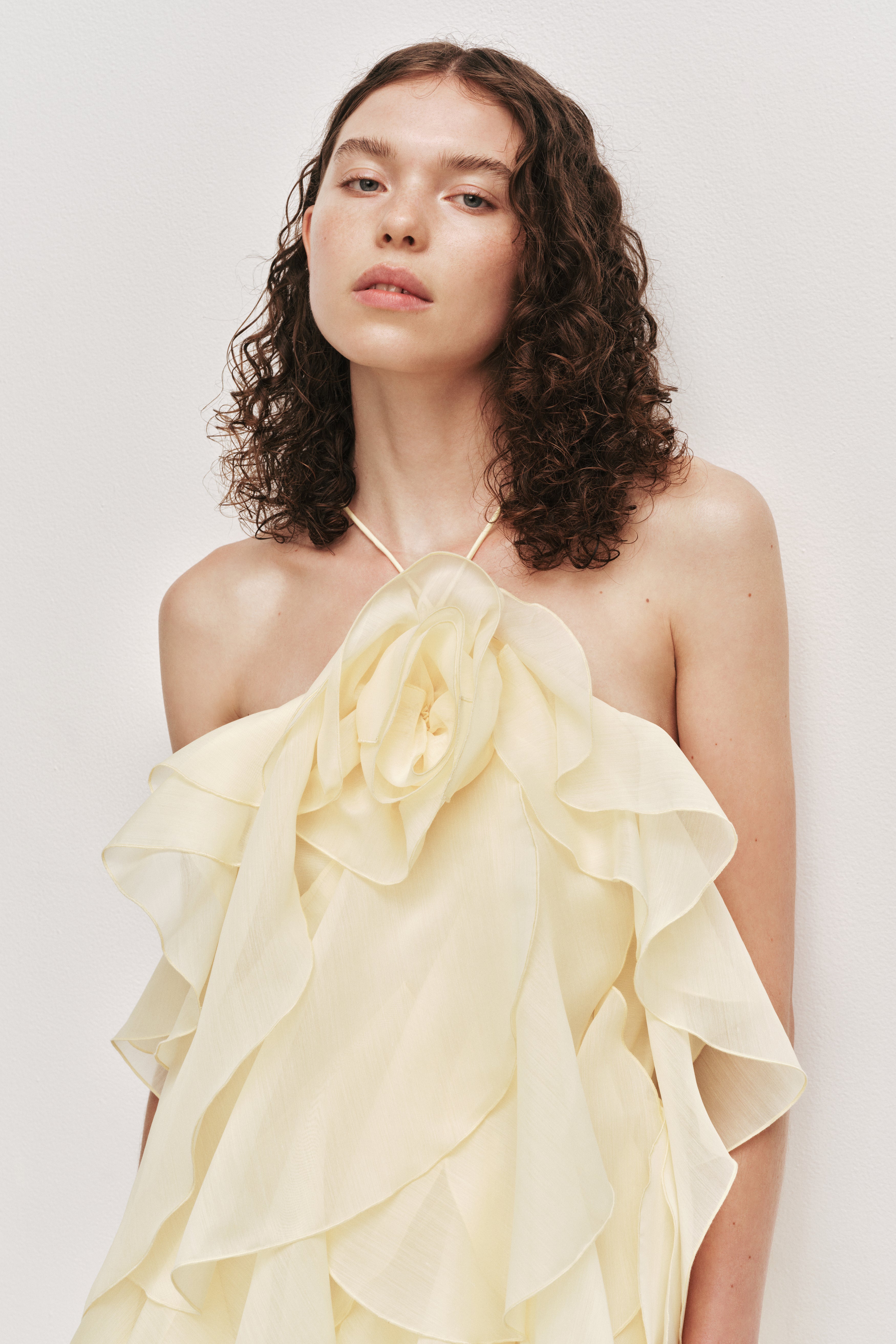 Pandorea Layered Maxi Dress-BUTTER / 4 Pandorea Layered Maxi Dress-BUTTER / 4