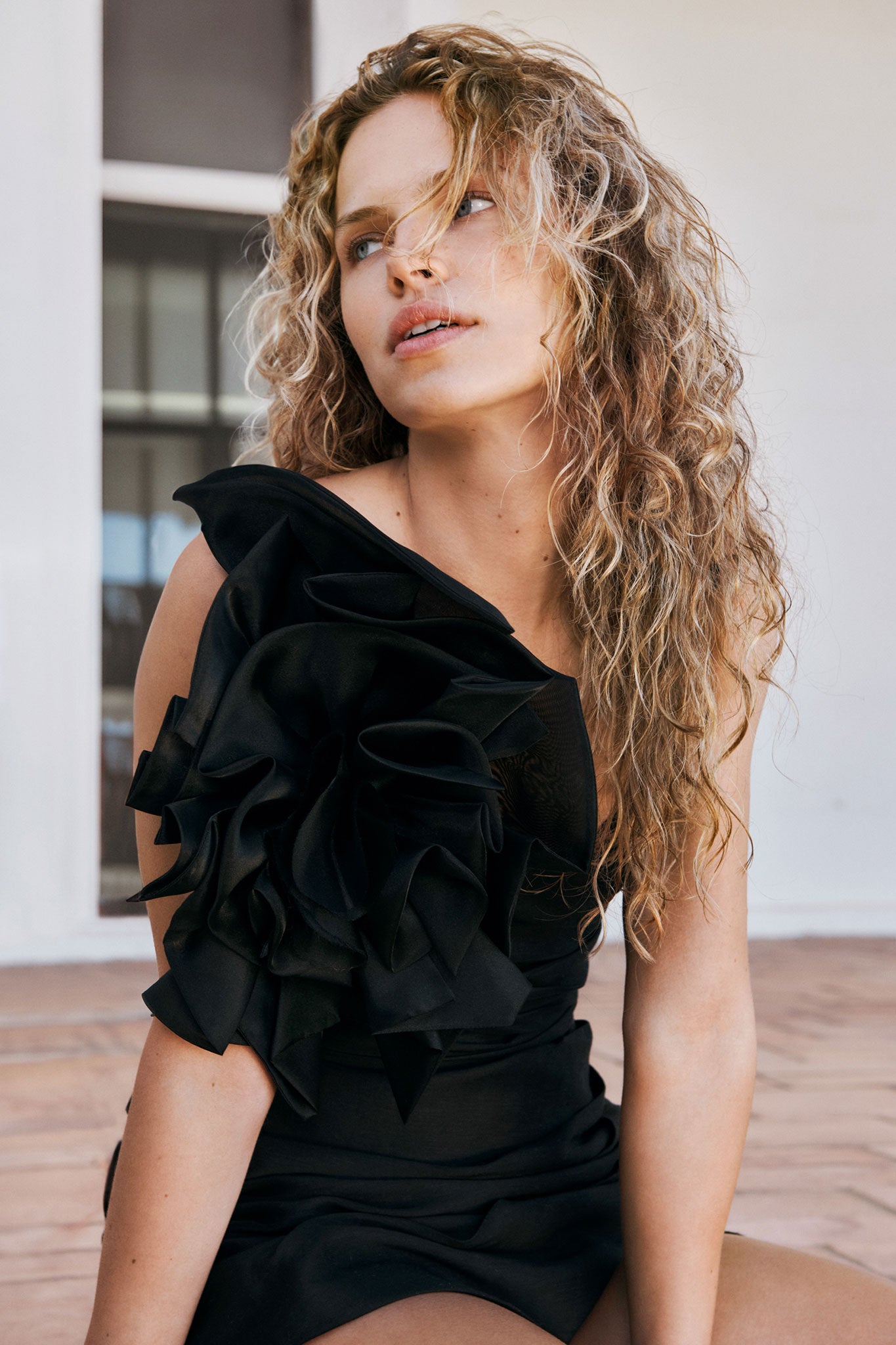 aje sinine dress Energy Mini Dress-BLACK / 4
