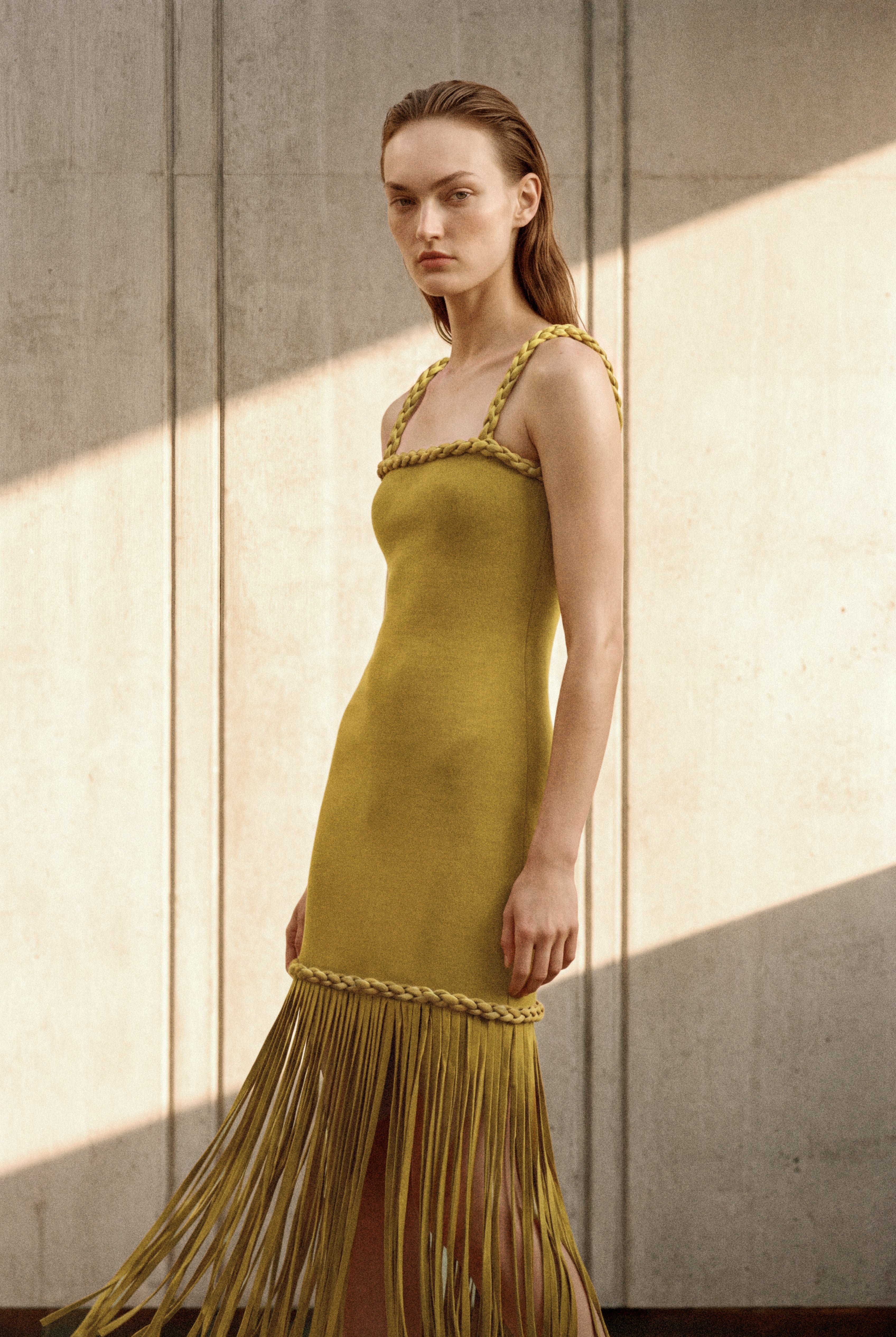 Ribiona Knit Midi Dress