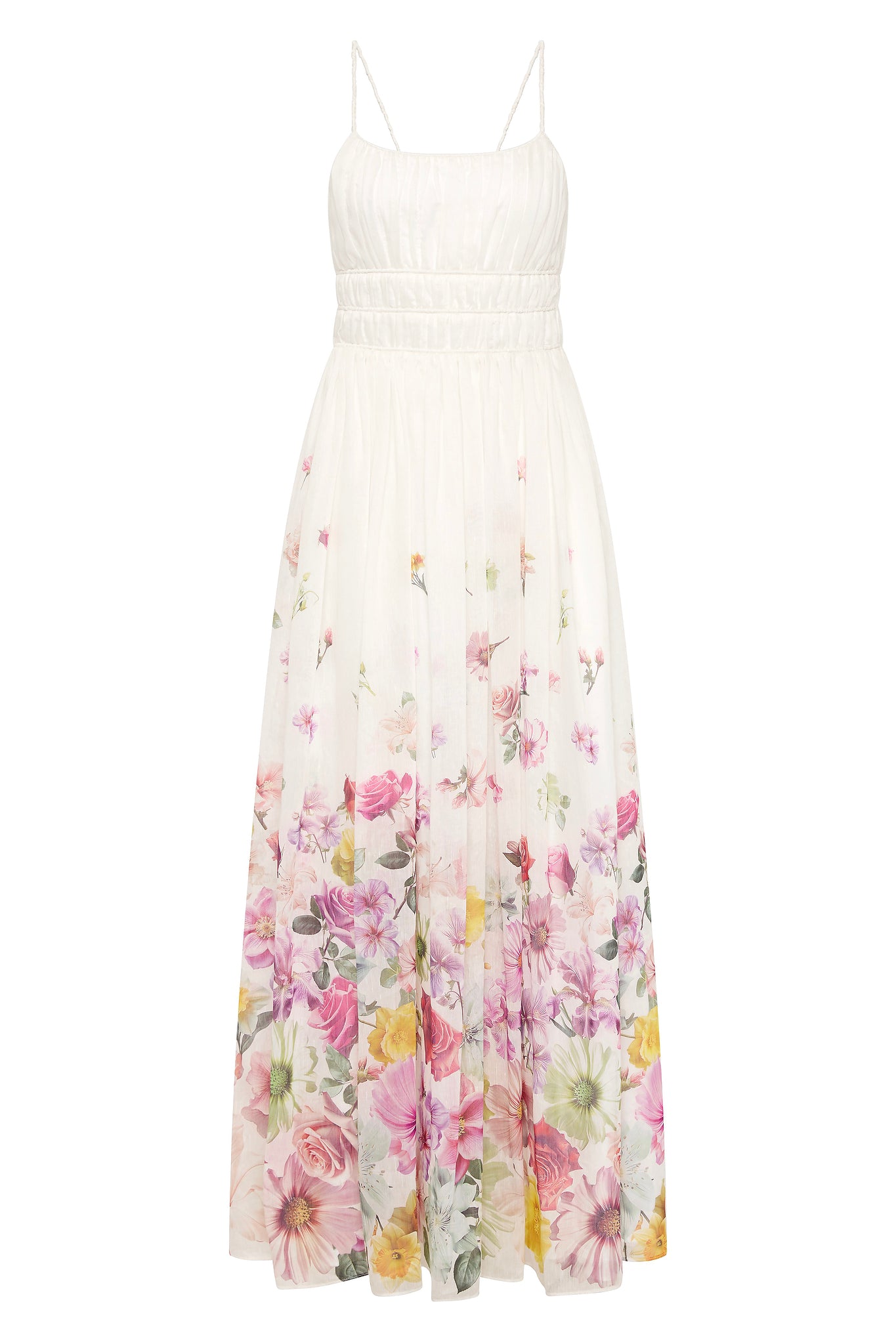 Fleur Maxi Dress-IVORY COLLAGE FLORAL / 6 Fleur Maxi Dress-IVORY COLLAGE FLORAL / 6