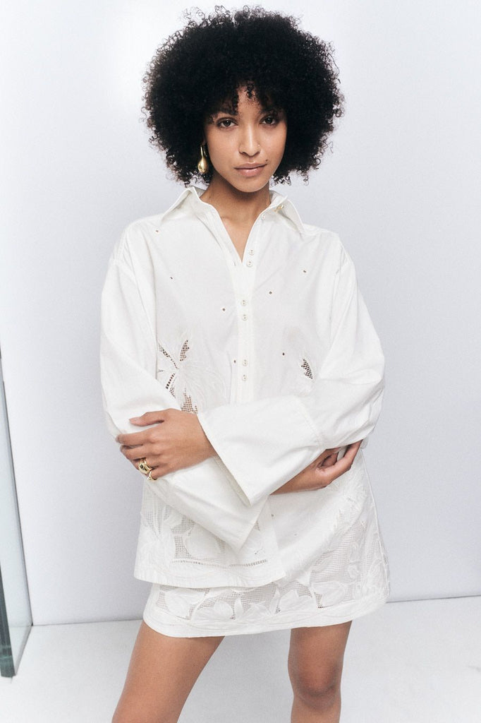 Agua Embroidered Shirt