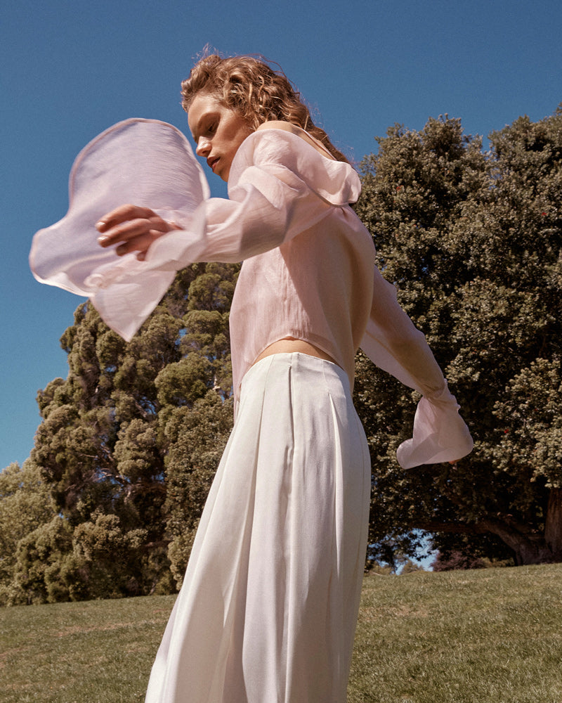 Evangeline Flared Camisole Top, Protea Pink