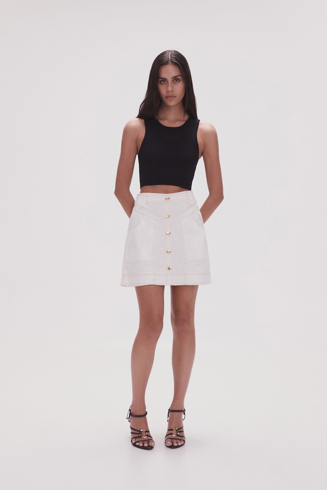 Belmond Denim Mini Skirt