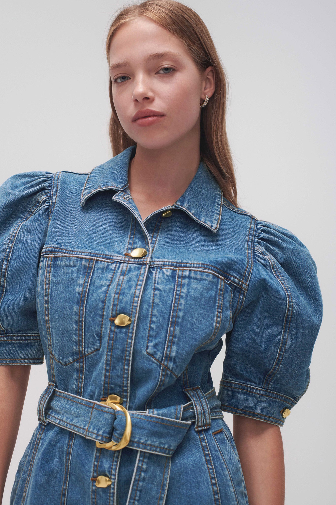 aje eucalypt puff sleeve shirt dress Aje | Best Of Runway