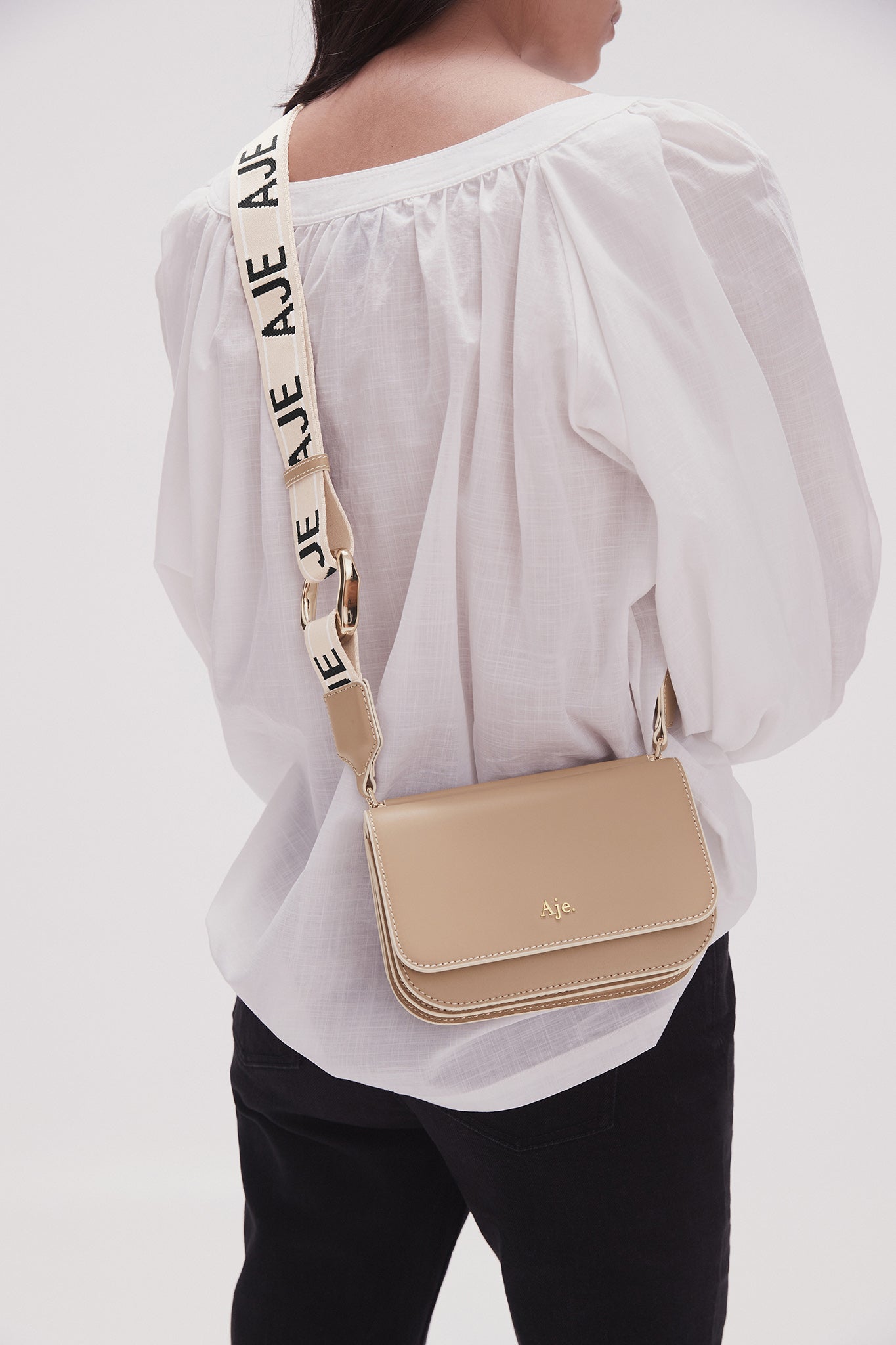 Aje nova leather crossbody bag Clearance