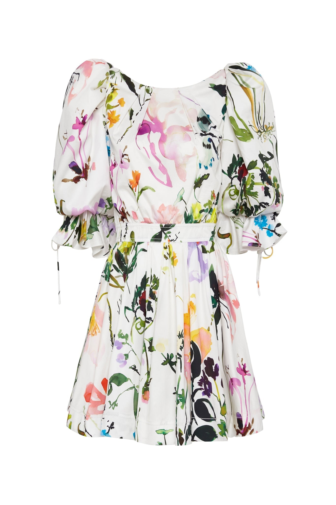 Drift Puff Sleeve Mini Dress | Botanic Floral | Aje – Aje World