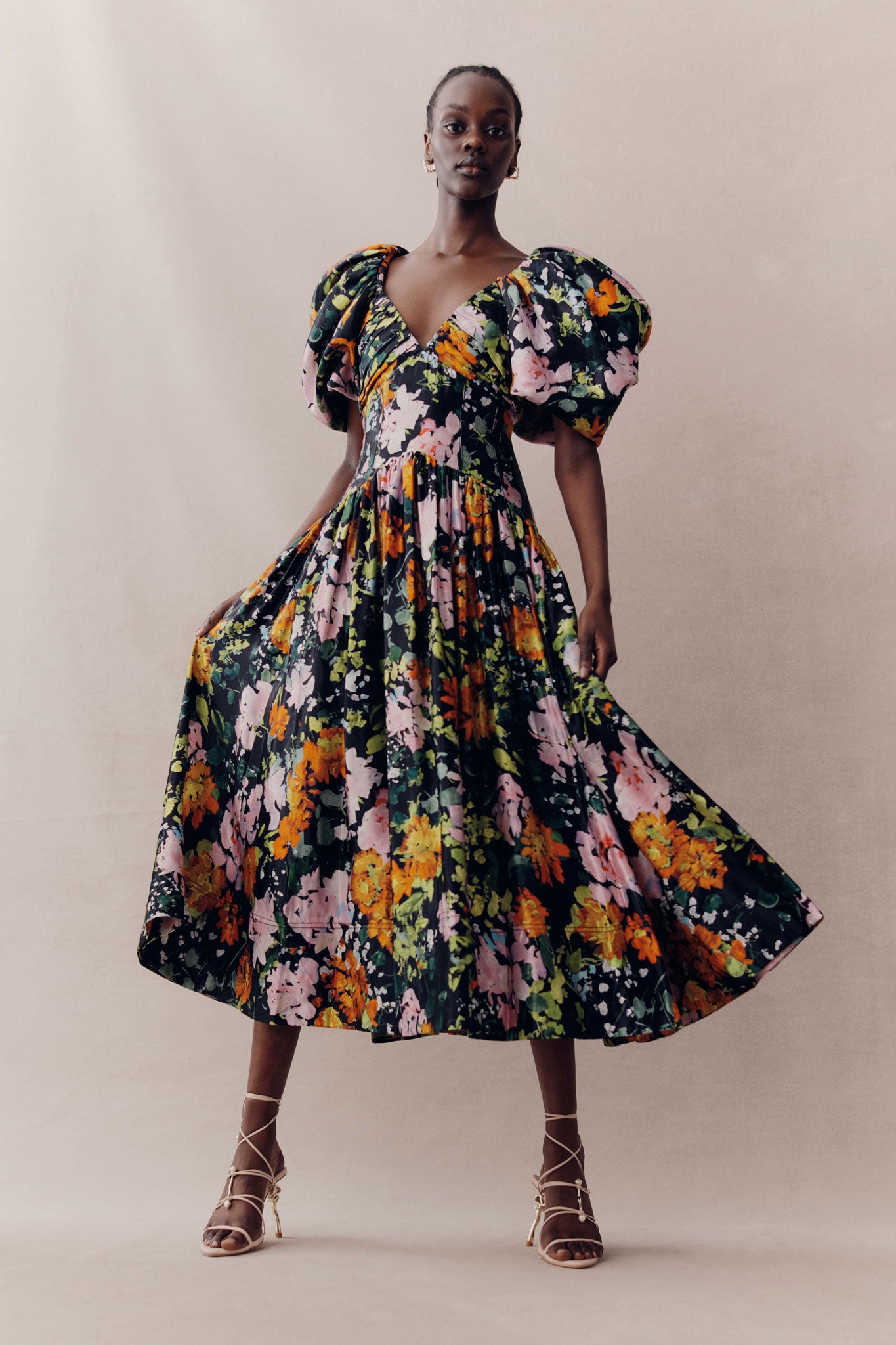 gabrielle plunge midi dress Aje. Gabrielle Plunge Midi Dress