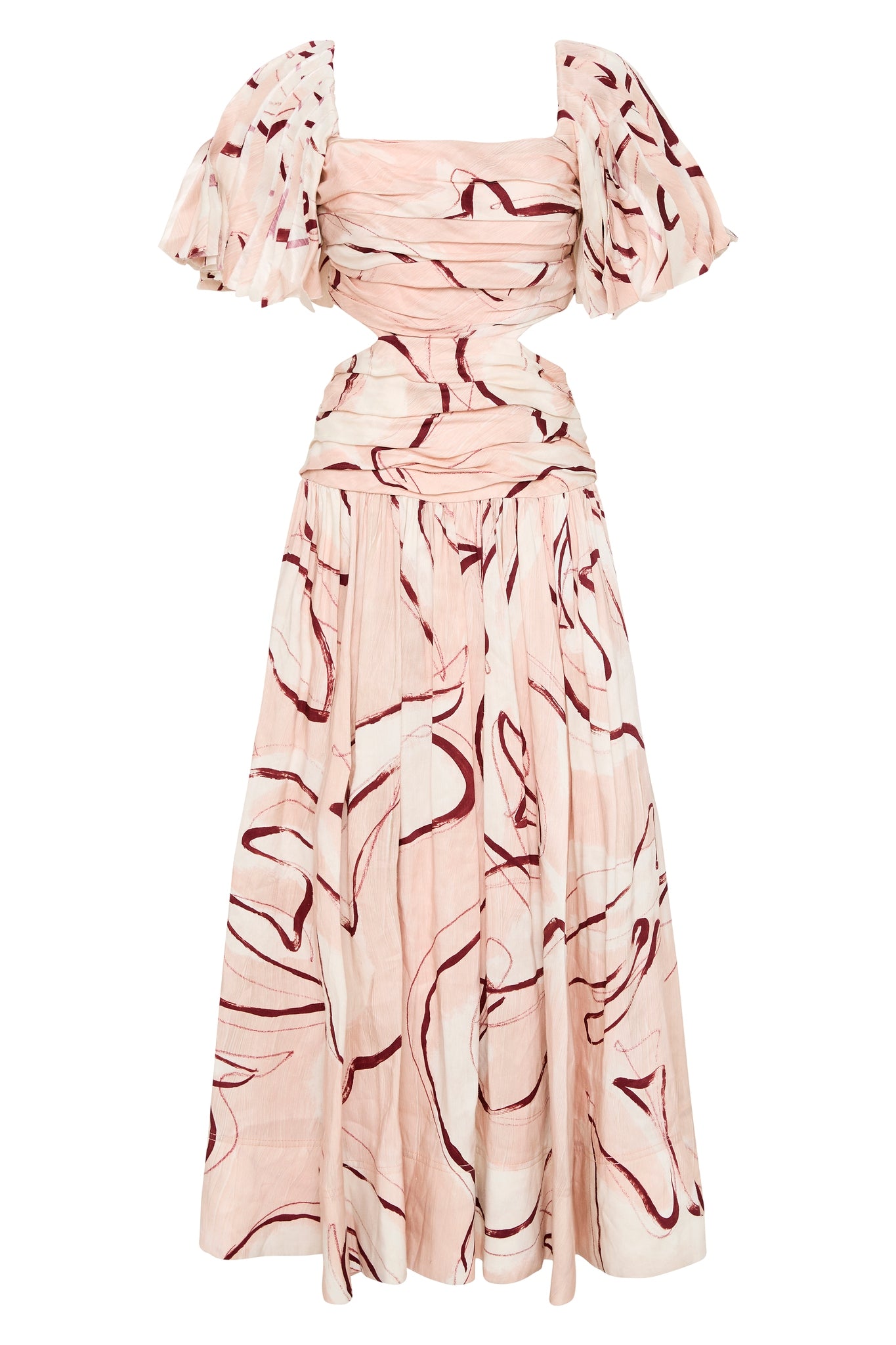 aje ruched dress AJE Fallingwater Ruched Midi. Sizes 6-14