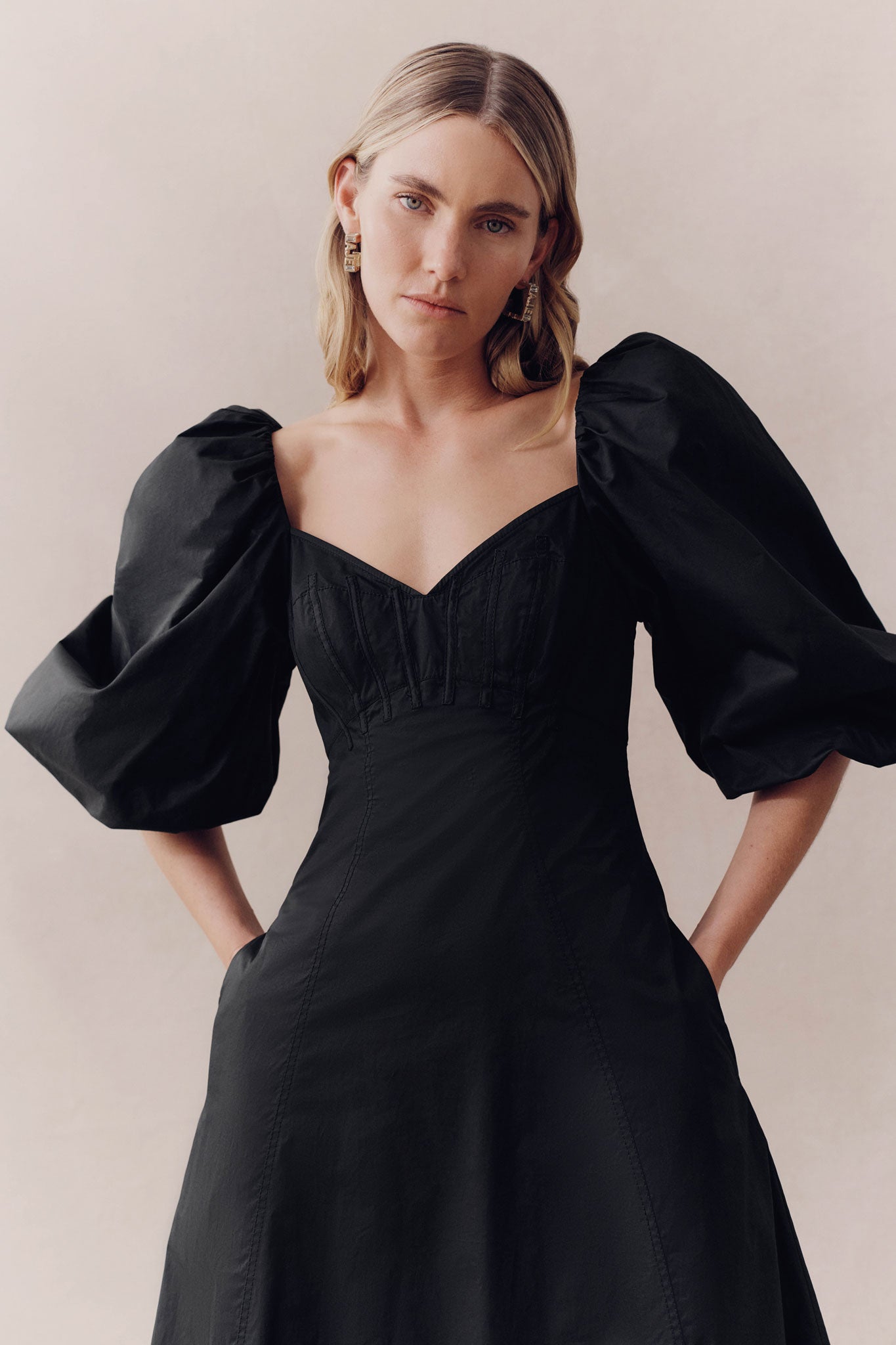 aje corset dress Aje Black Corset Maxi Dress by Aje