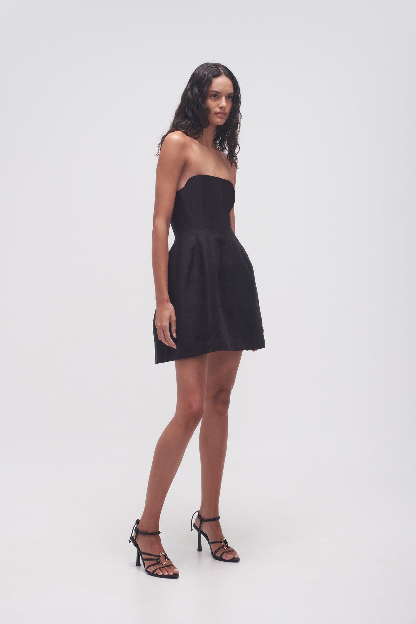aje strapless mini dress Baret Strapless Mini Dress