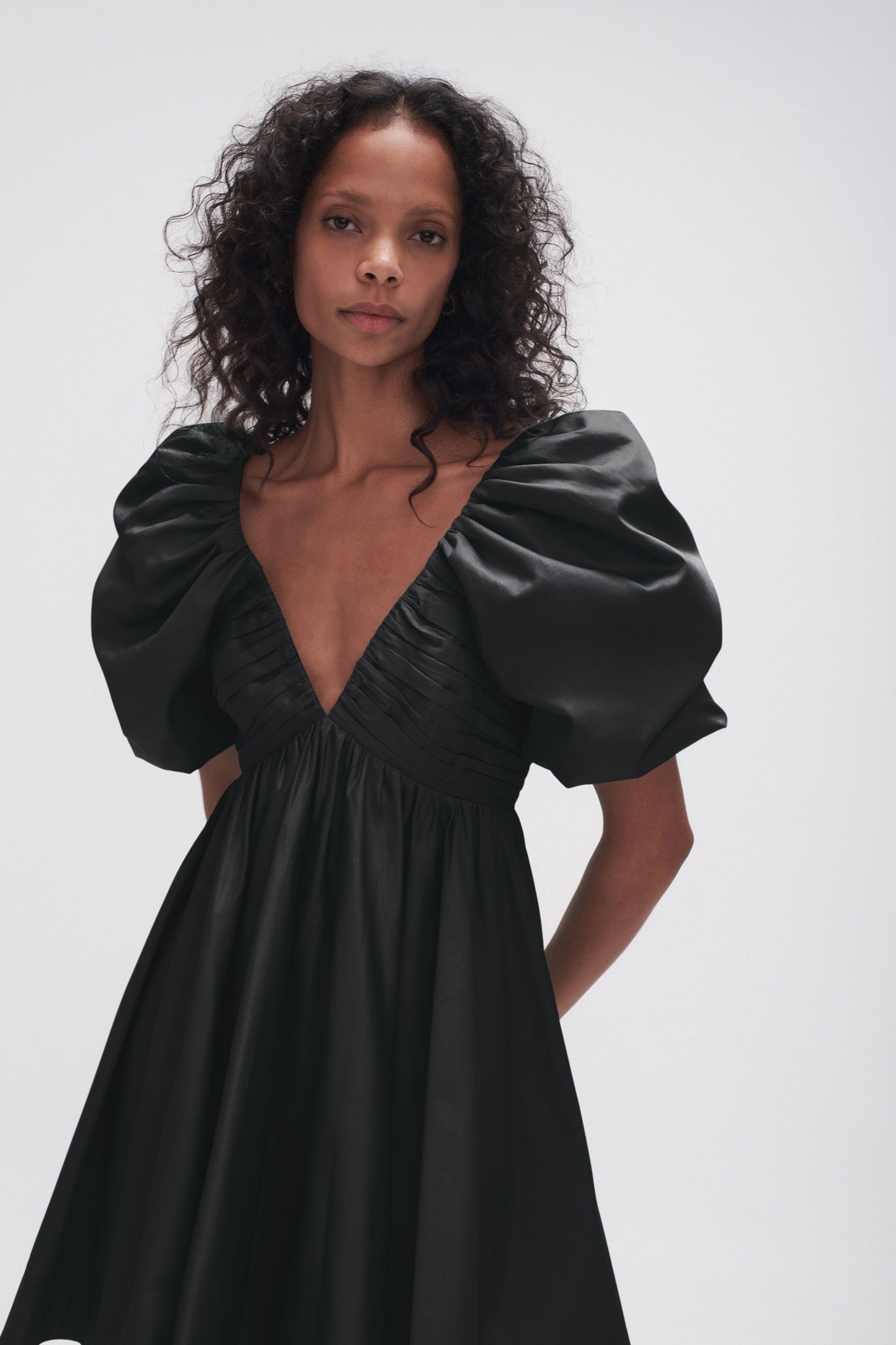 aje gabrielle plunge mini dress Gabrielle Plunge Mini Dress