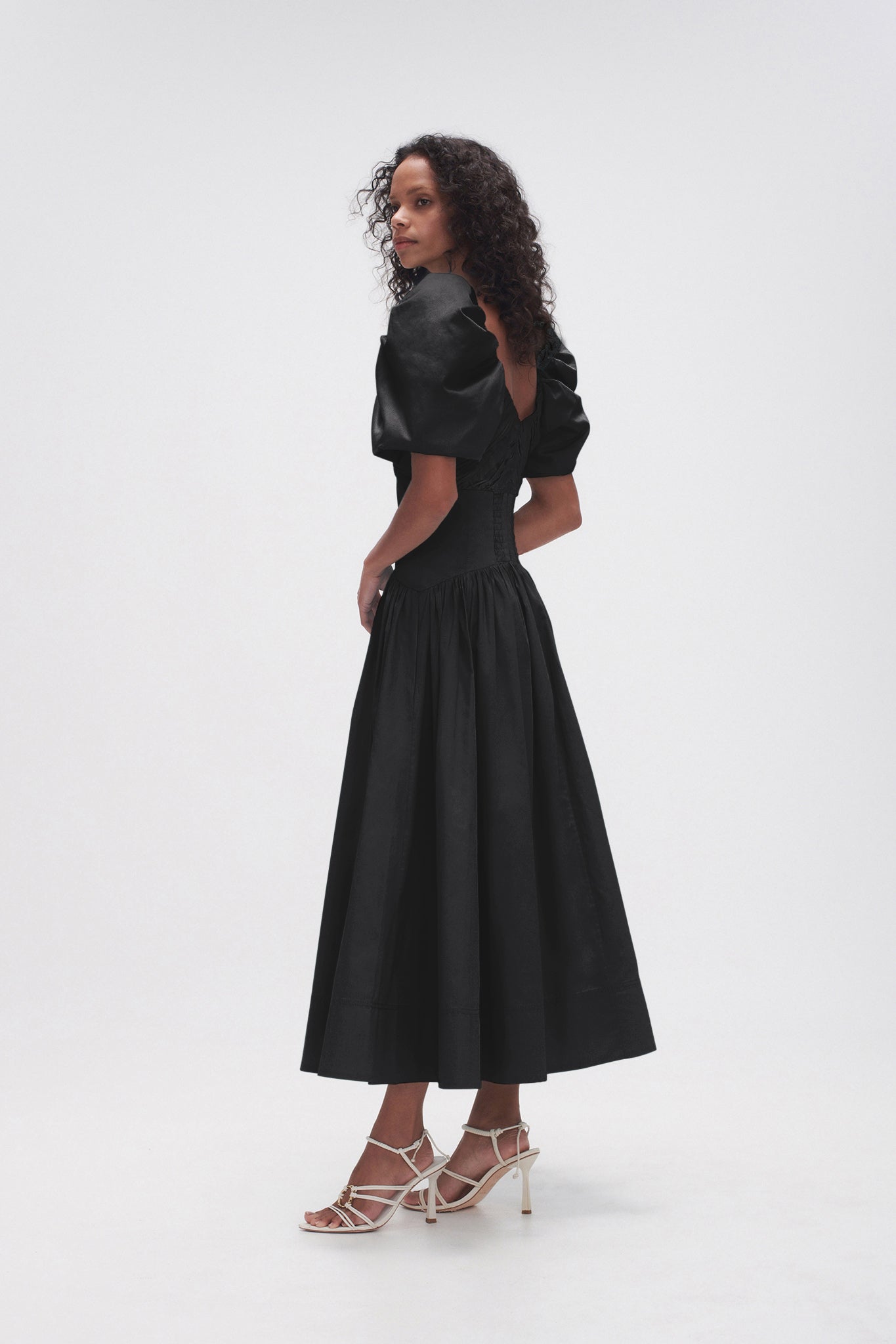 Gabrielle Plunge Midi Dress | Black | Aje – Aje ROW