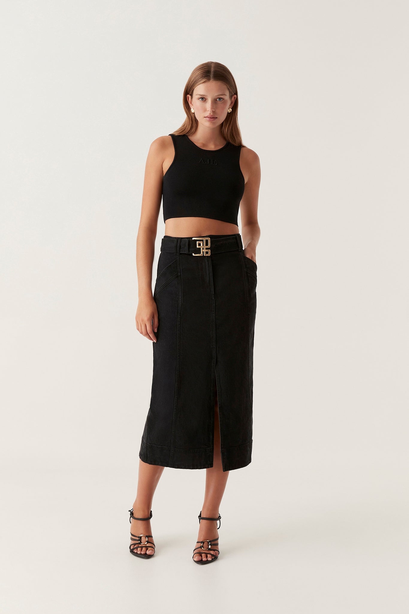 Alyssa Midi Skirt by Tussah Online | THE ICONIC | Australia