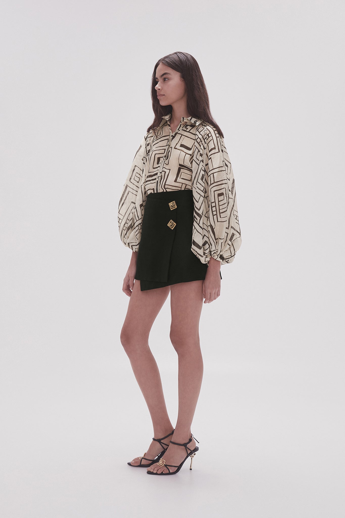 NAMILIA - snake belt mini skirt - Shop now