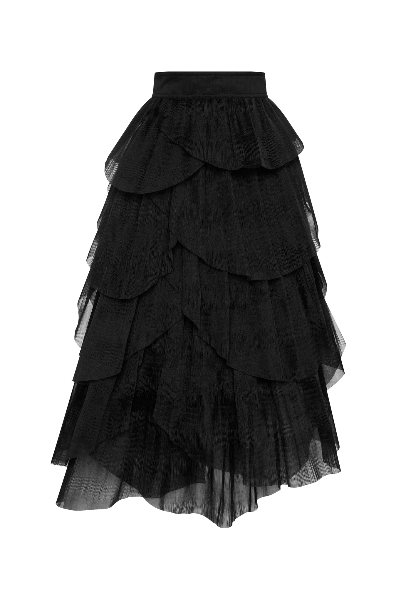 Elsie Pleated Midi Skirt | Black | Aje – Aje World