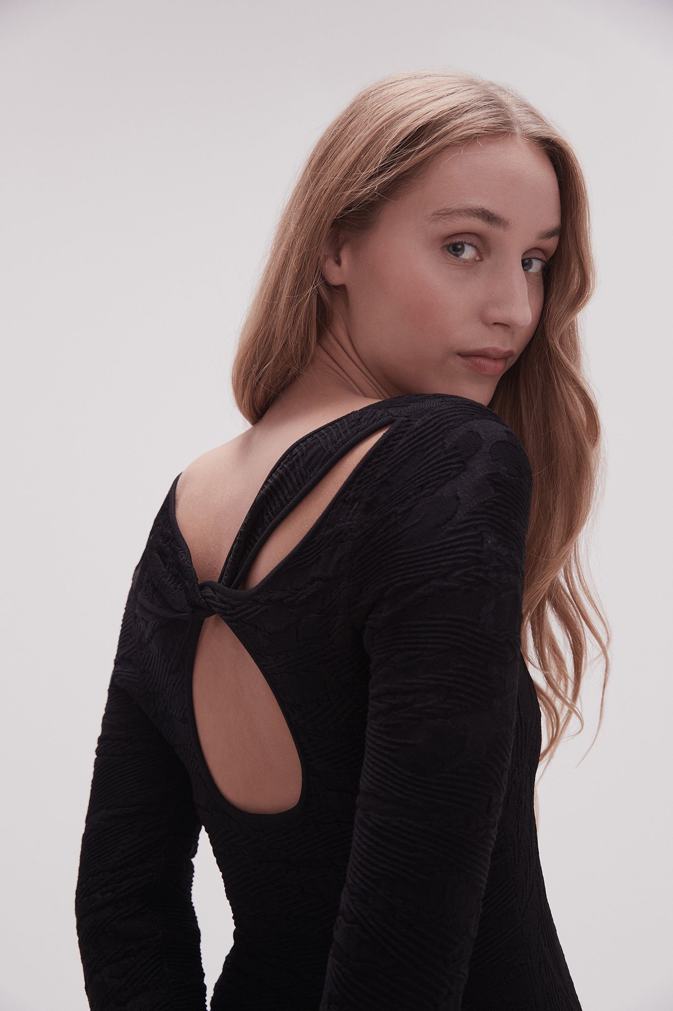 aje black knit dress AJE. Daisy appliqud stretch-knit maxi dress