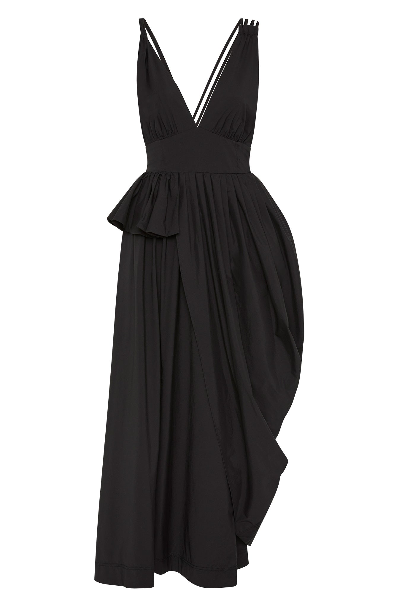 Eliza Asymmetric Dress | Black