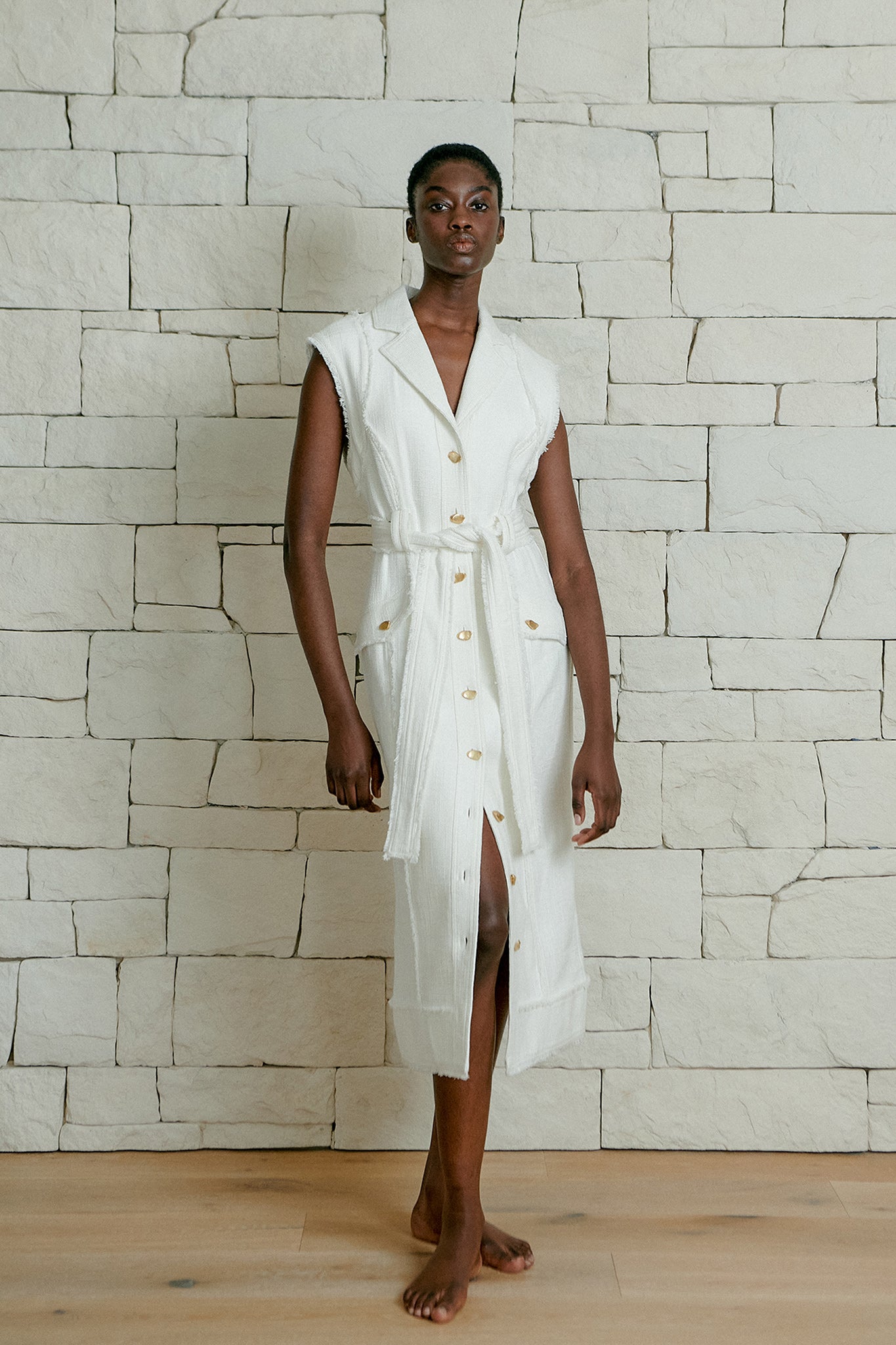 Isabel Utility Midi Dress | Ivory