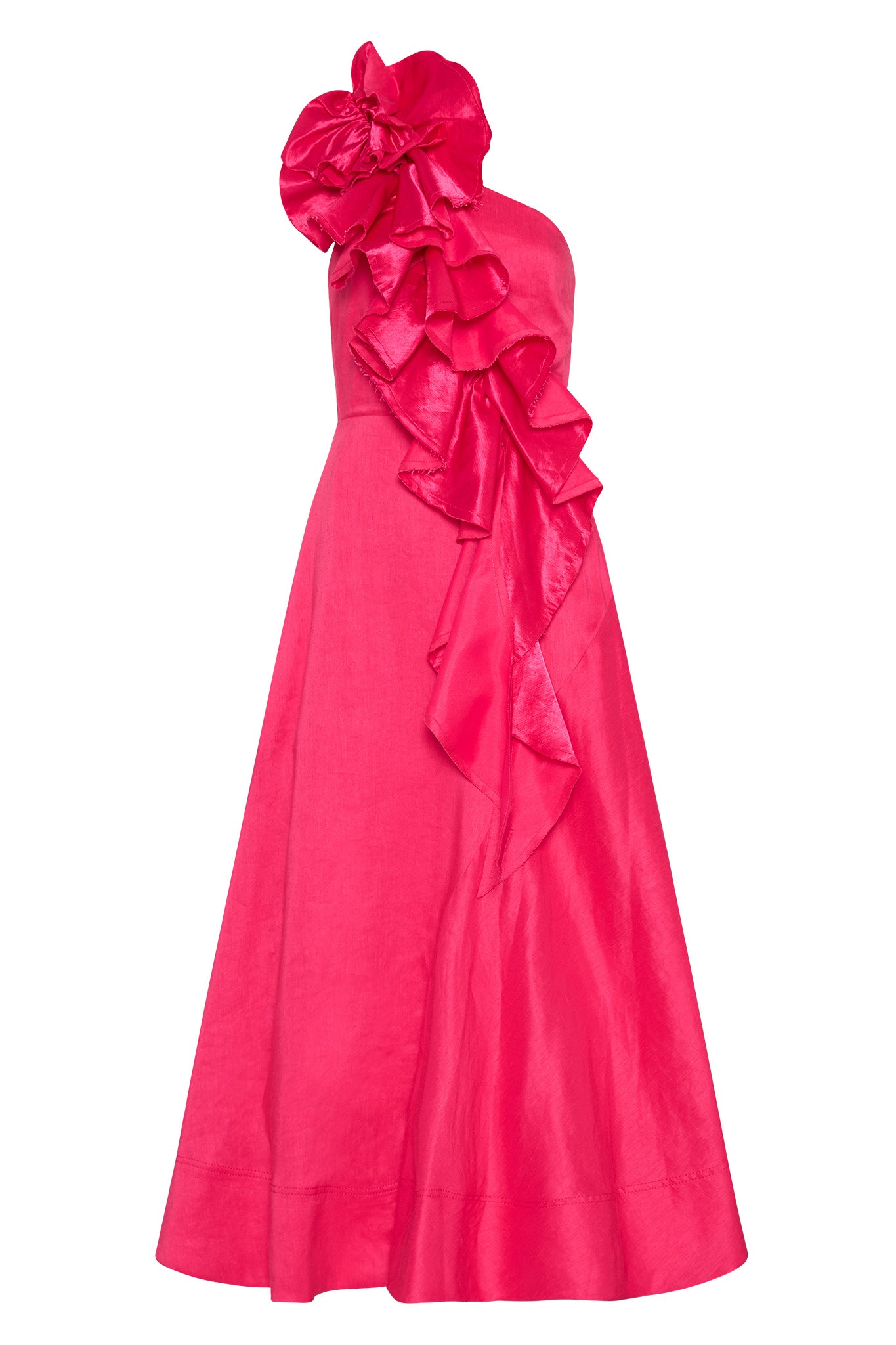 adelia ruffle midi dress aje NEW IN Our gorgeous new #aje 'Adelia Ruffled Midi Dress' spotted on @thetiafox Available to hire in size 8 & 10 in both the Bougainvillea Red & Black colour ways Images: @thetiafox