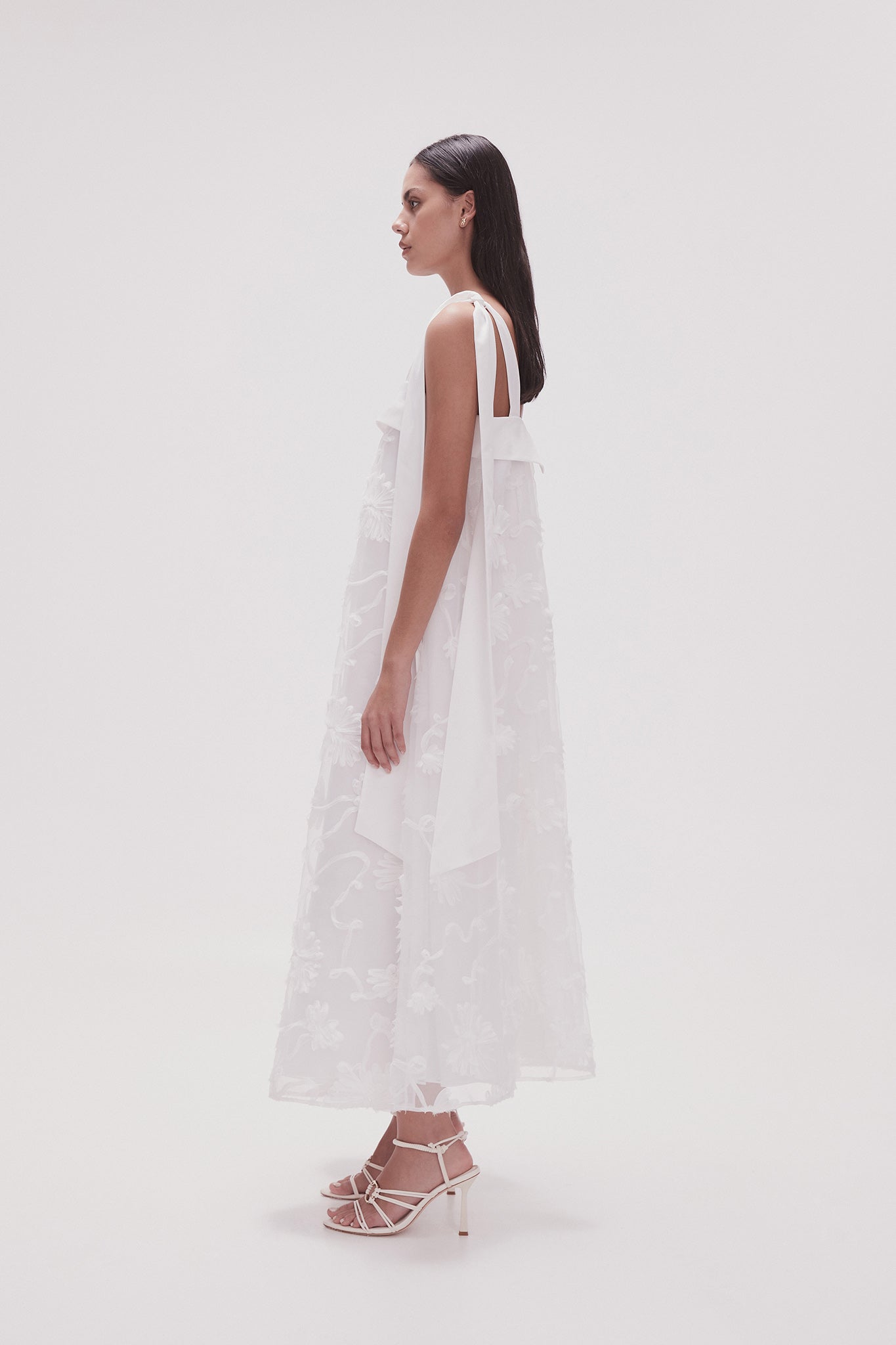 Ursula Midi Dress | Ivory | Aje – Aje World