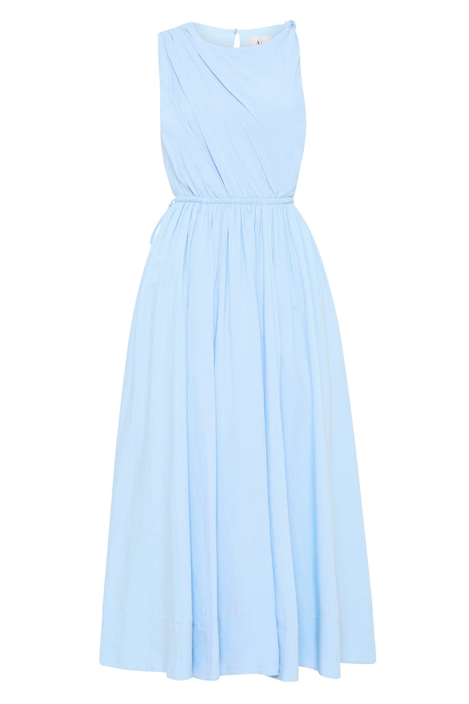 Abbey Twisted Midi Dress | Light Sky Blue | Aje – Aje ROW