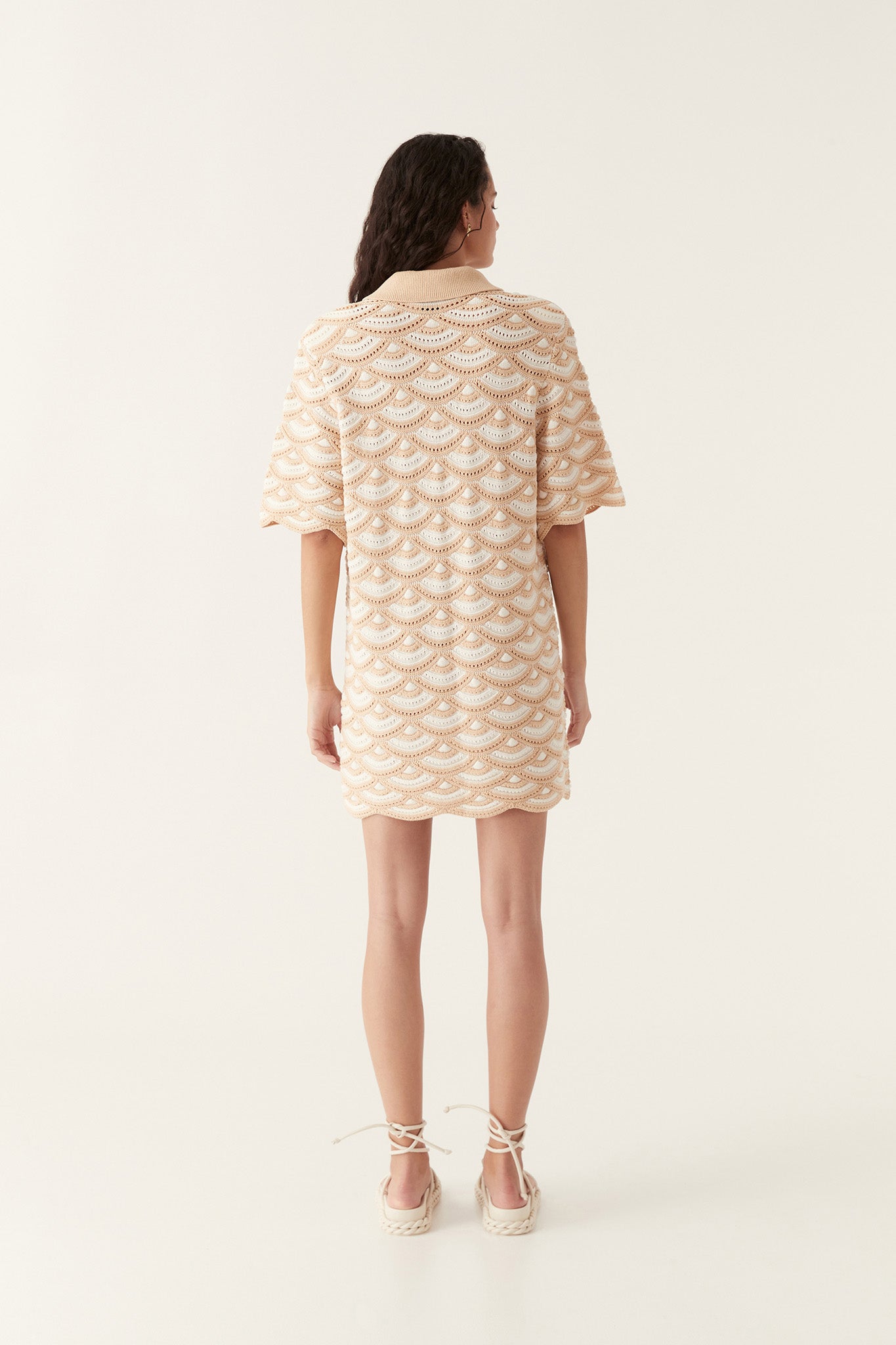 Dreamer Knit Mini Dress | Sand & Ivory | Aje – Aje ROW