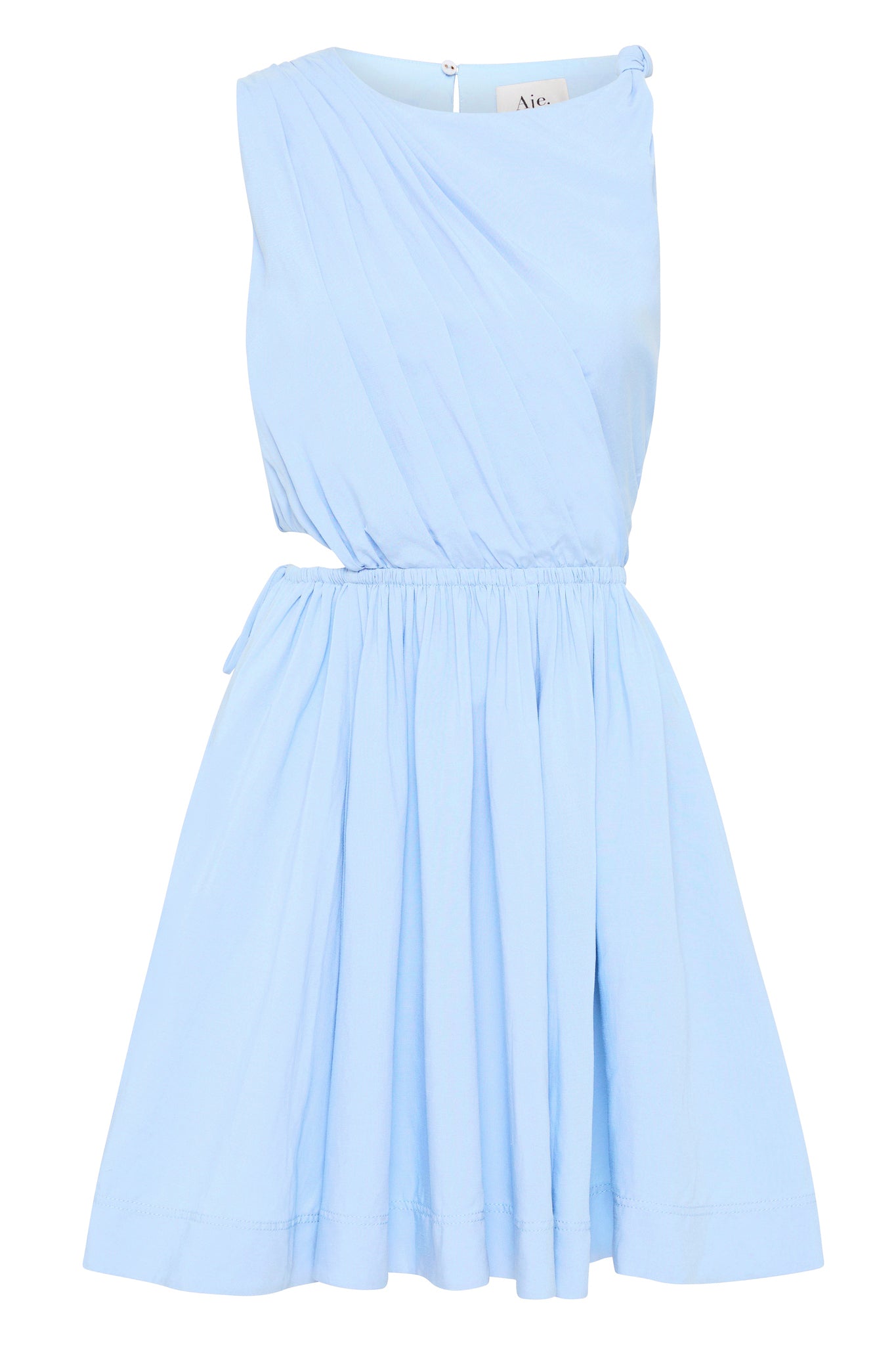 Abbey Twisted Mini Dress-LIGHT SKY BLUE / 6 Abbey Twisted Mini Dress-LIGHT SKY BLUE / 6