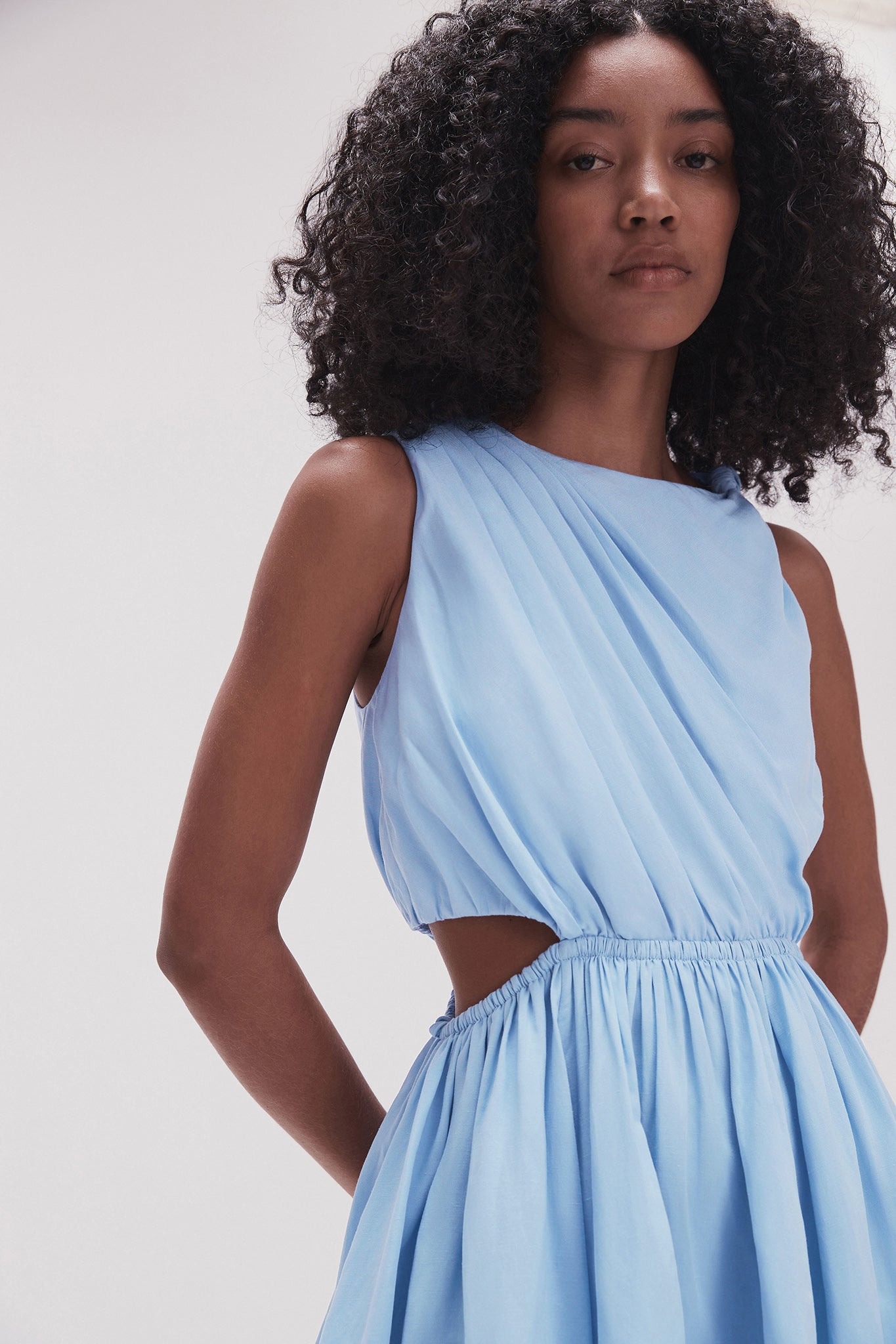 aje abbey twisted midi dress Aje. Abbey Twisted Midi Dress